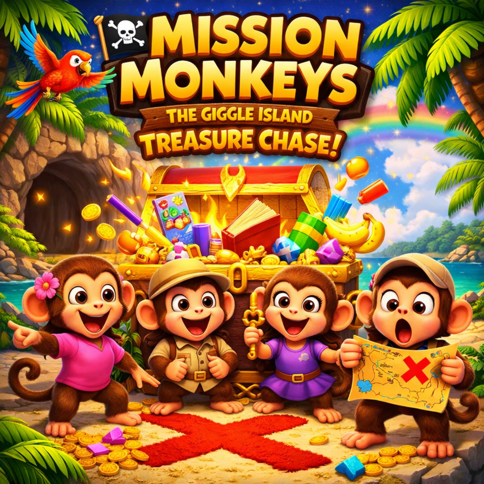 🏴‍☠️🗺️ Mission Monkeys: The Giggle Island Treasure Chase!  episode artwork
