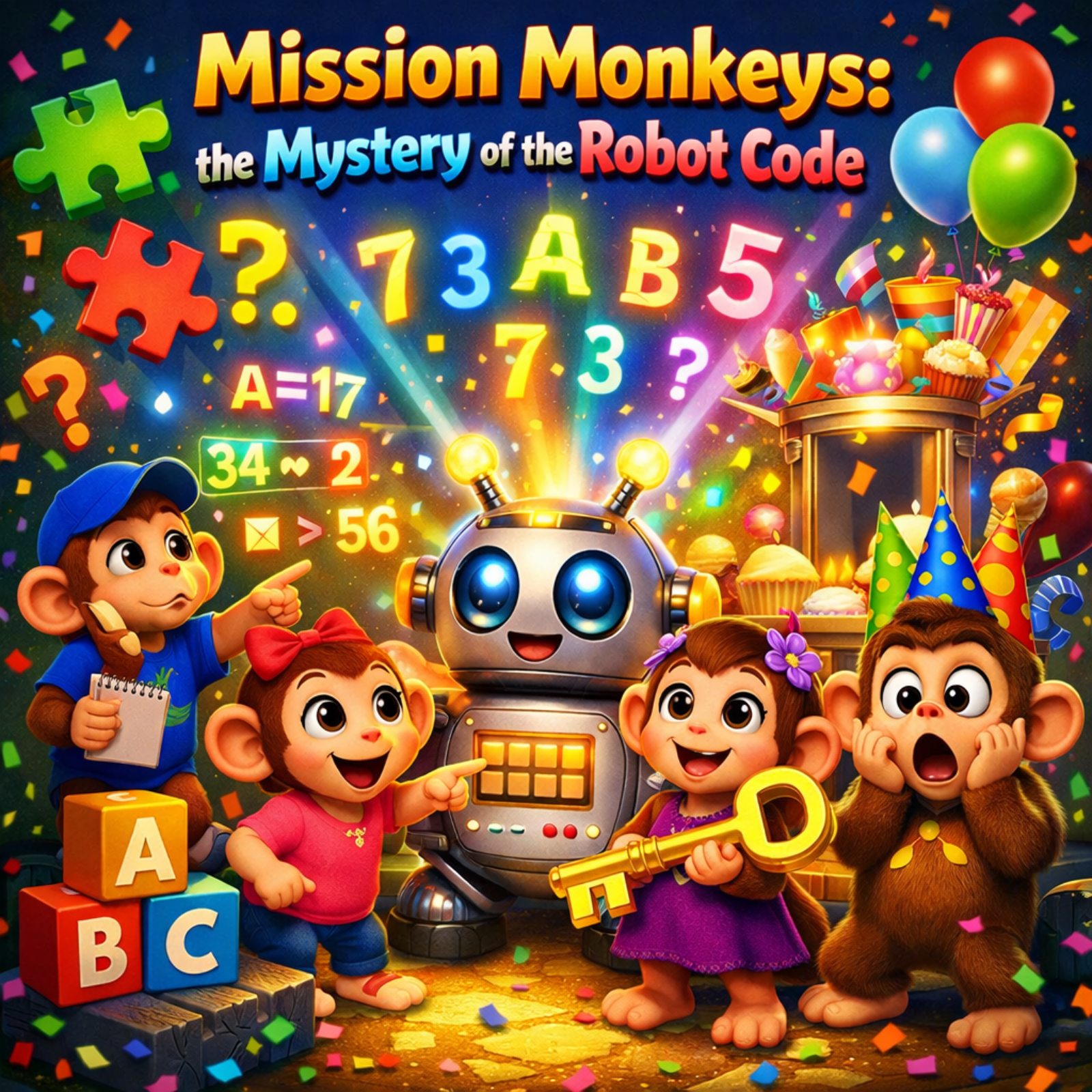 🐒🤖Mission Monkeys and the Mystery of the Robot Code