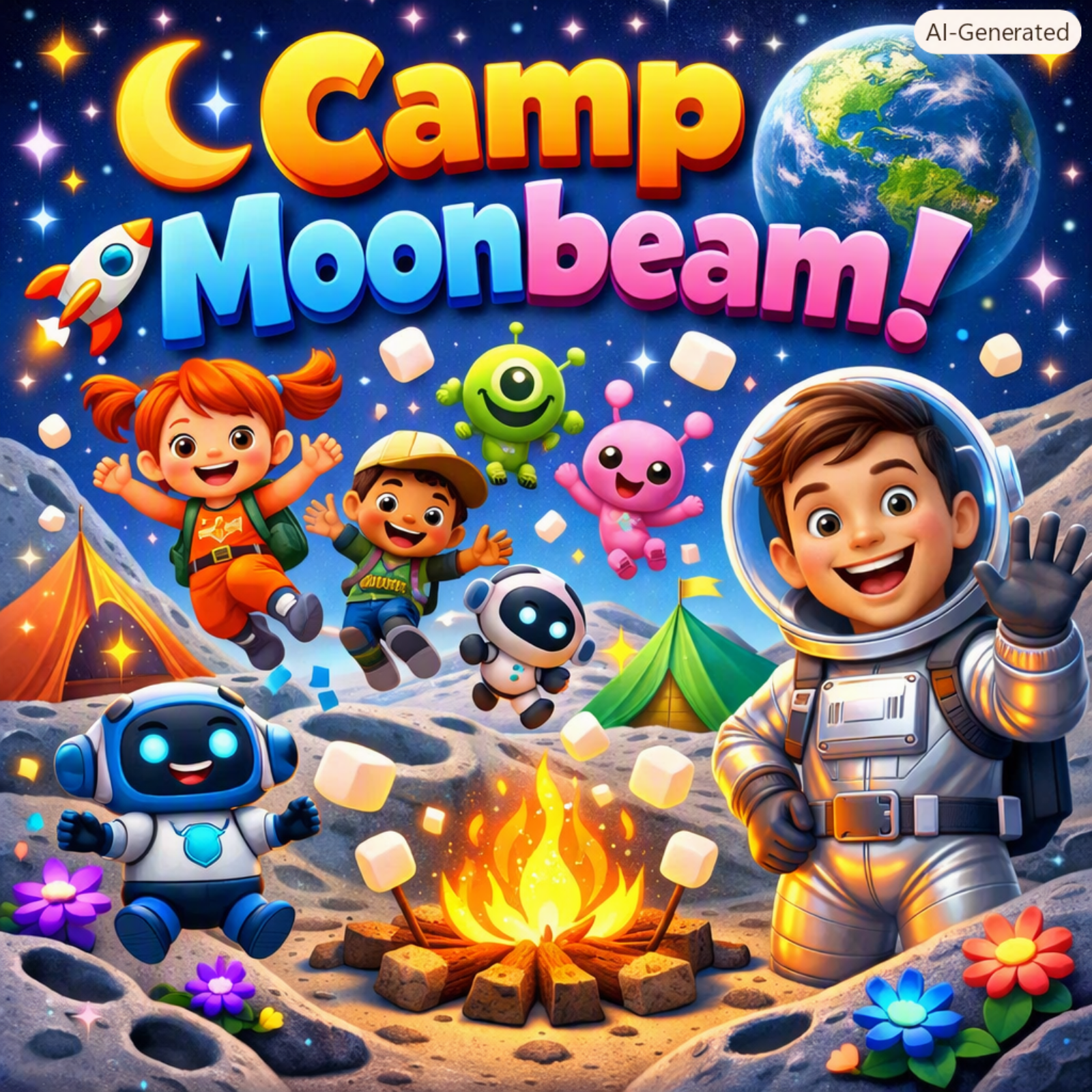 Camp Moonbeam: The Moon's Out-of-This-World Summer Camp! episode artwork