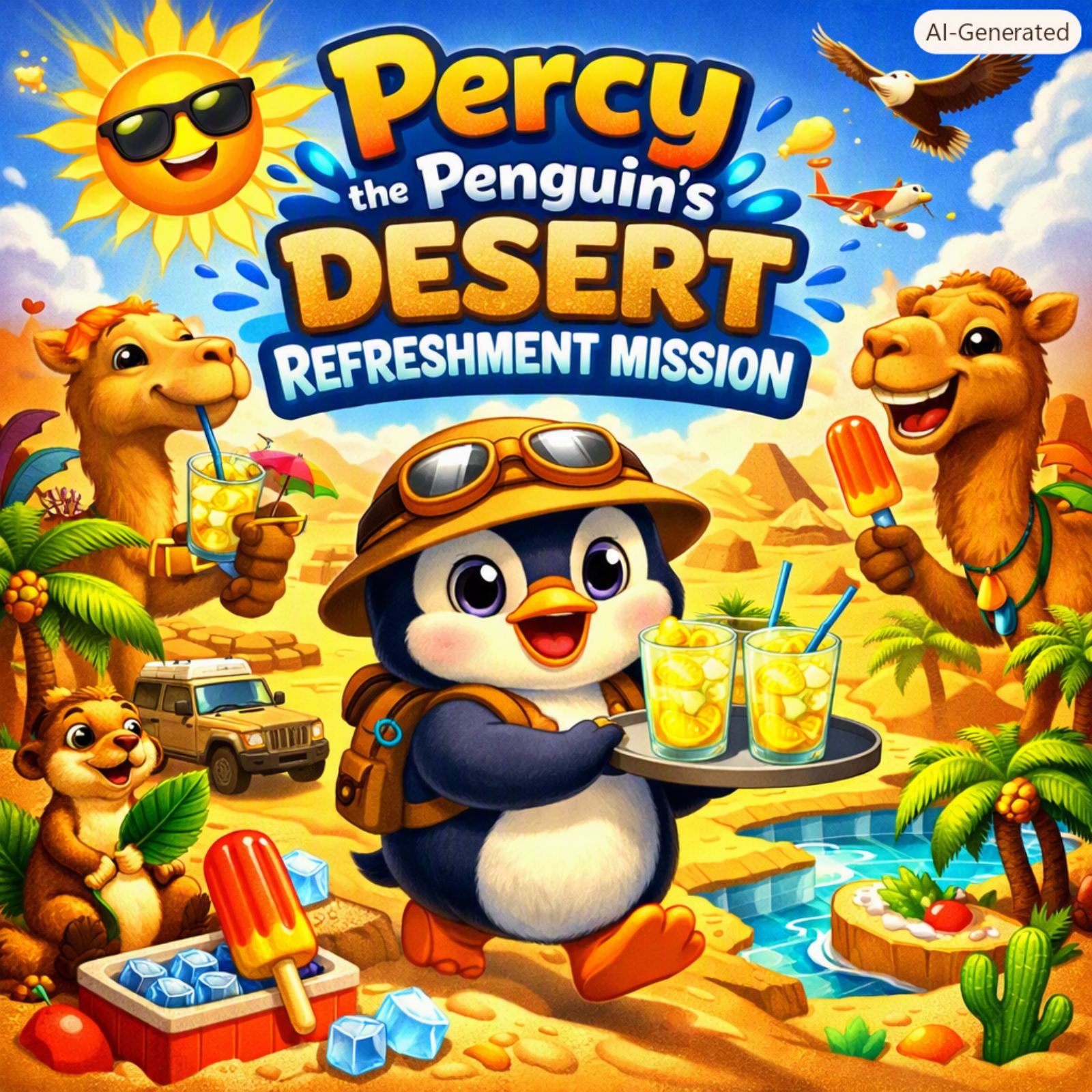 Percy the Penguin’s Desert Refreshment Mission episode artwork