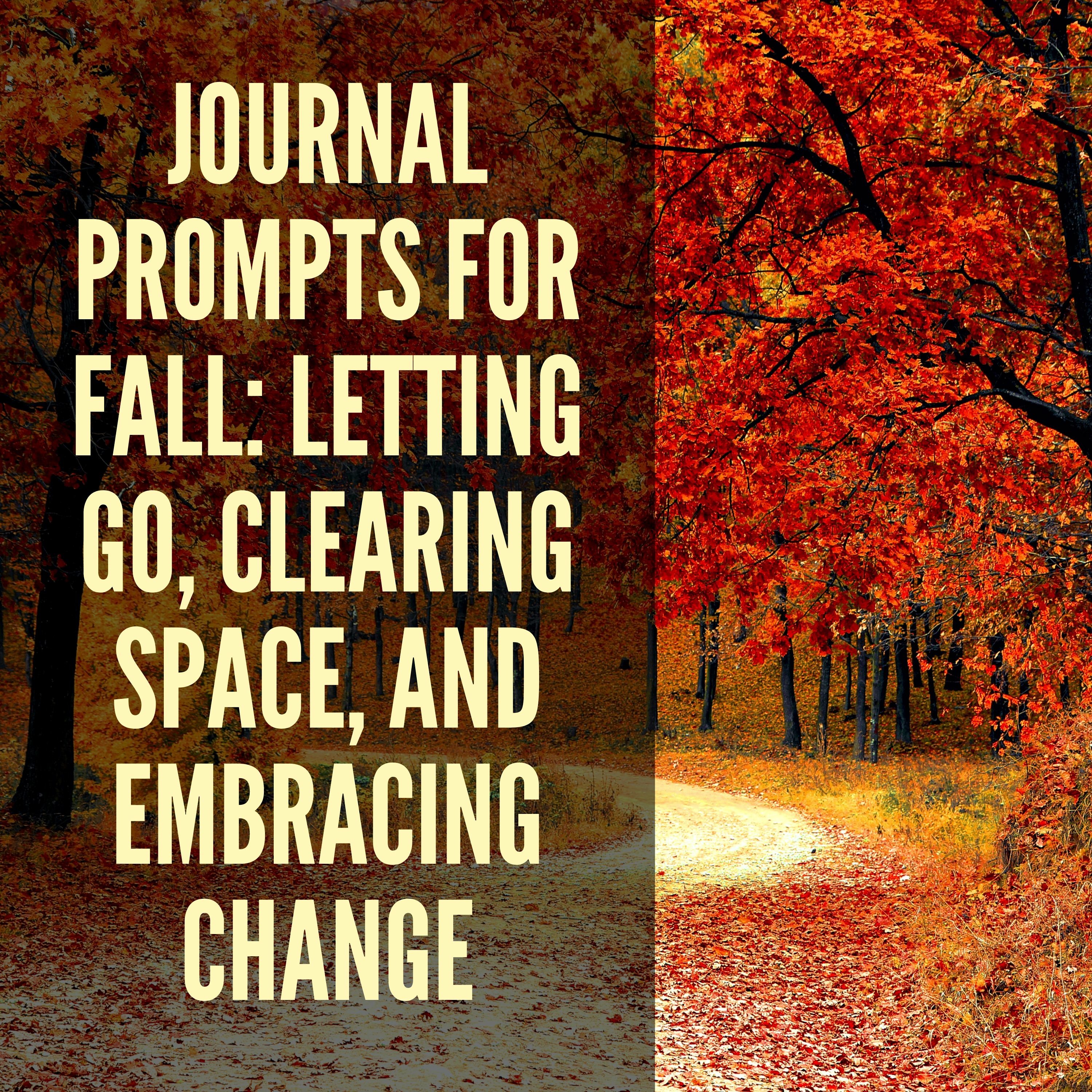 14 // Journal Prompts for Fall: Letting go, clearing space, and embracing change episode artwork
