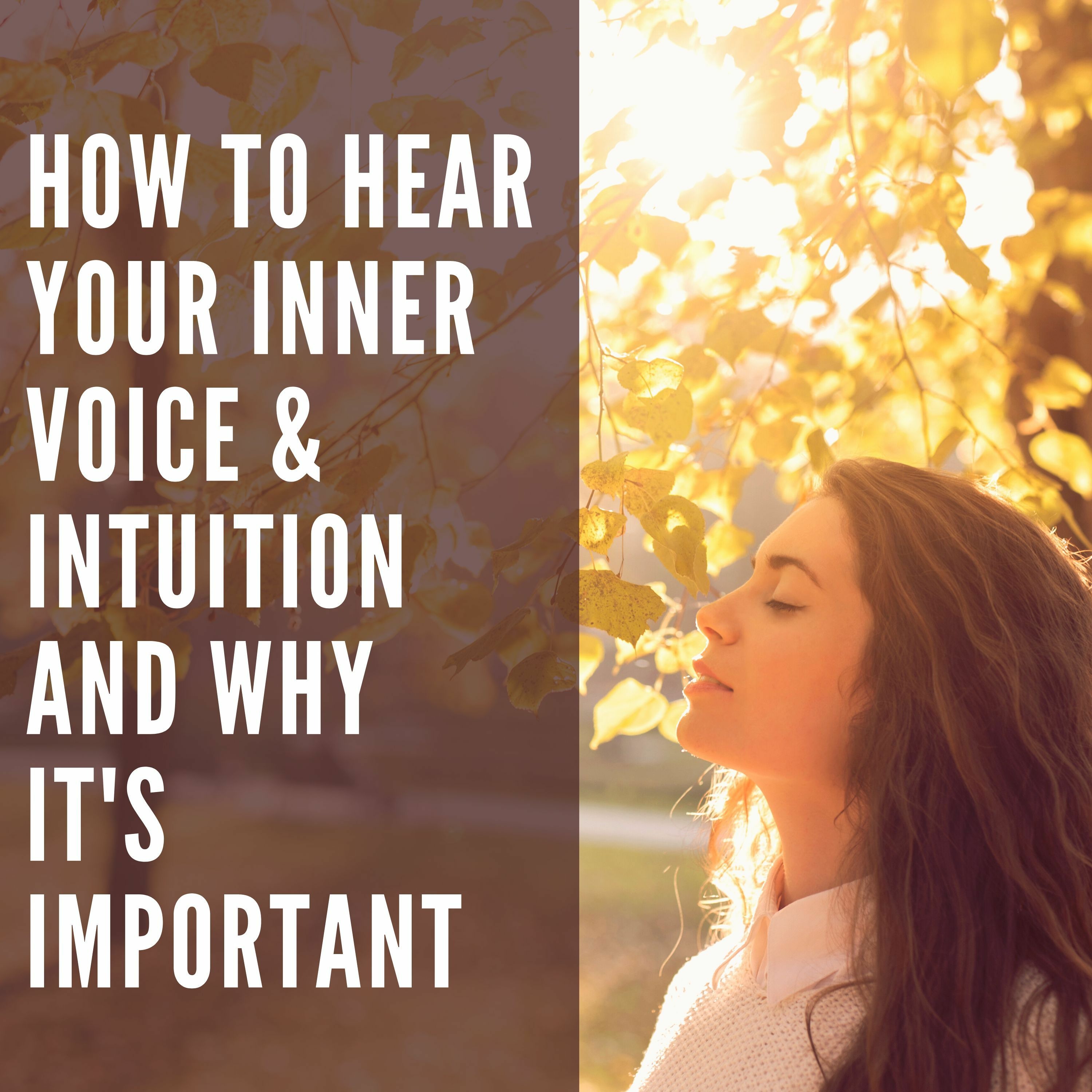 24 // How to Hear Your Inner Voice & Intuition and Why It's Important episode artwork