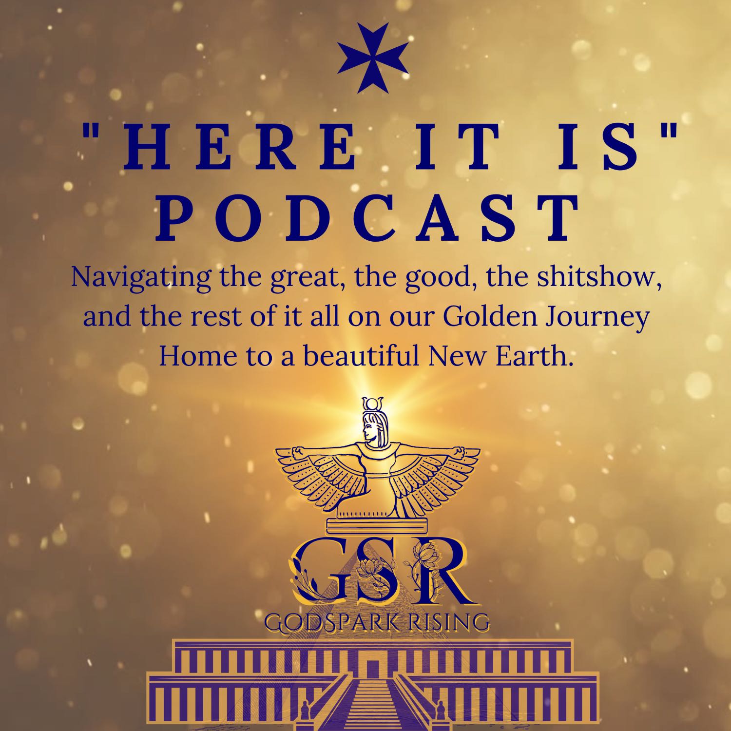 Here it is Podcast cover art