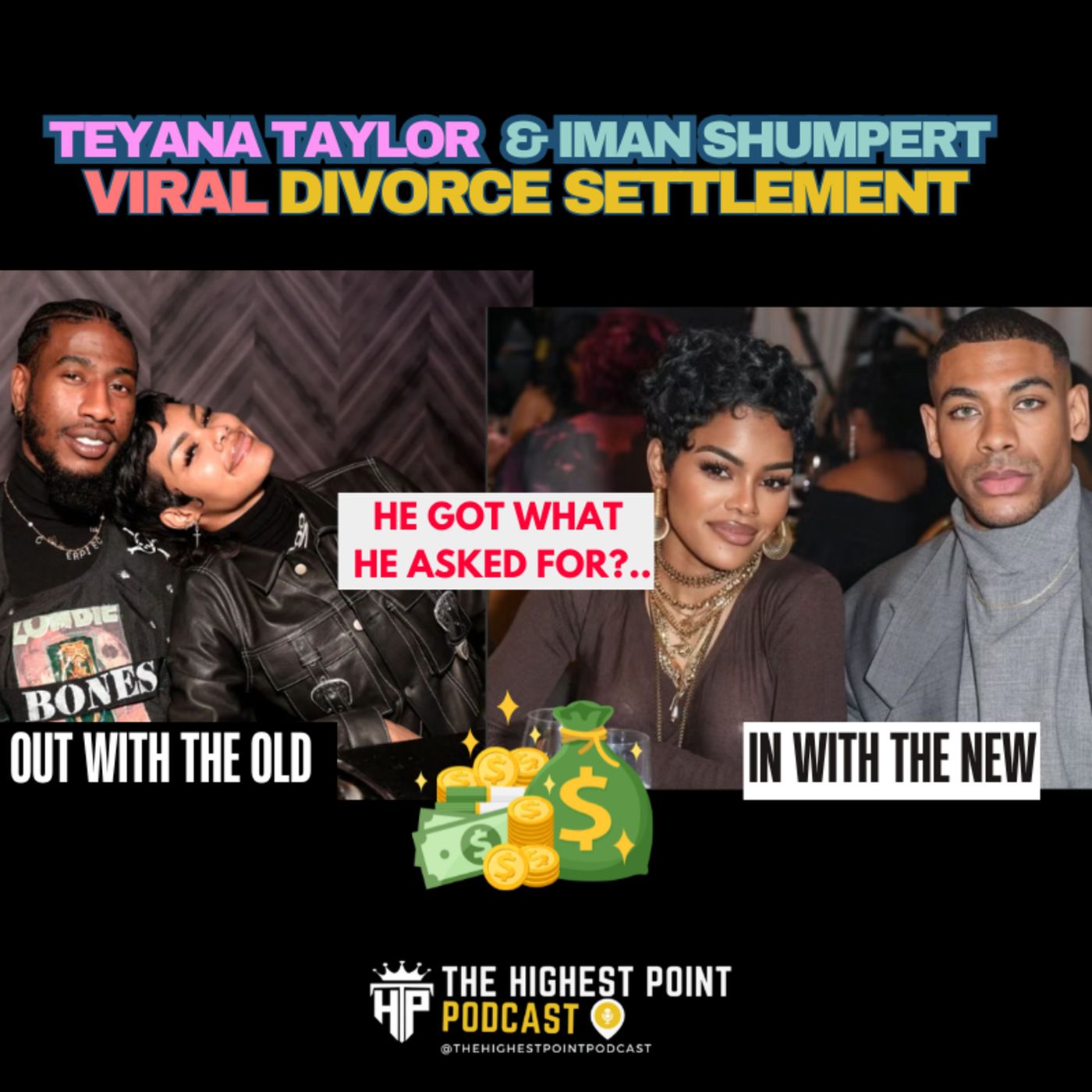 Iman Shumpert Leads with Money so Teyana Taylor Got the Bag! It's his fault & got what he deserved?