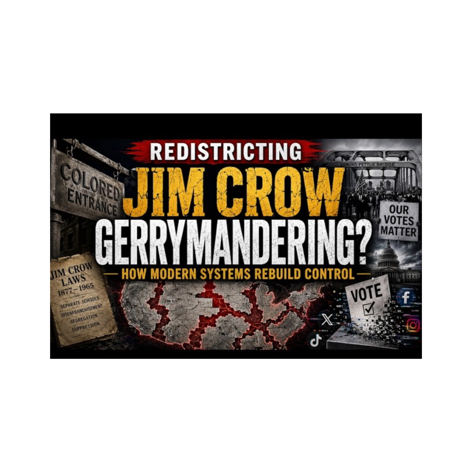 Systems, Redistricting, and Political Deletion | Systemic Deletion: New Jim Crow Deleting More Than Your Vote episode artwork