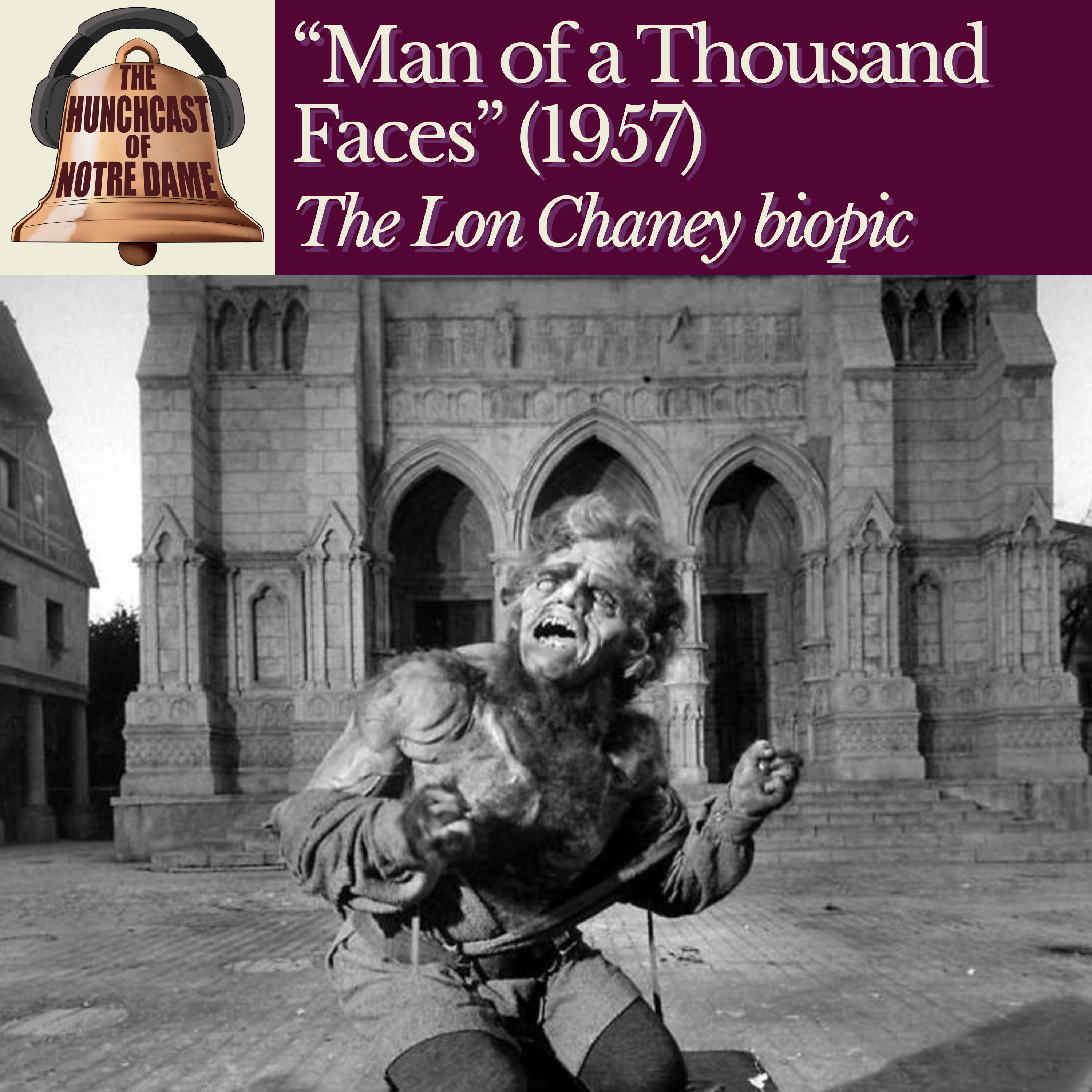 “Man of a Thousand Faces” (1957), the Lon Chaney biopic episode artwork