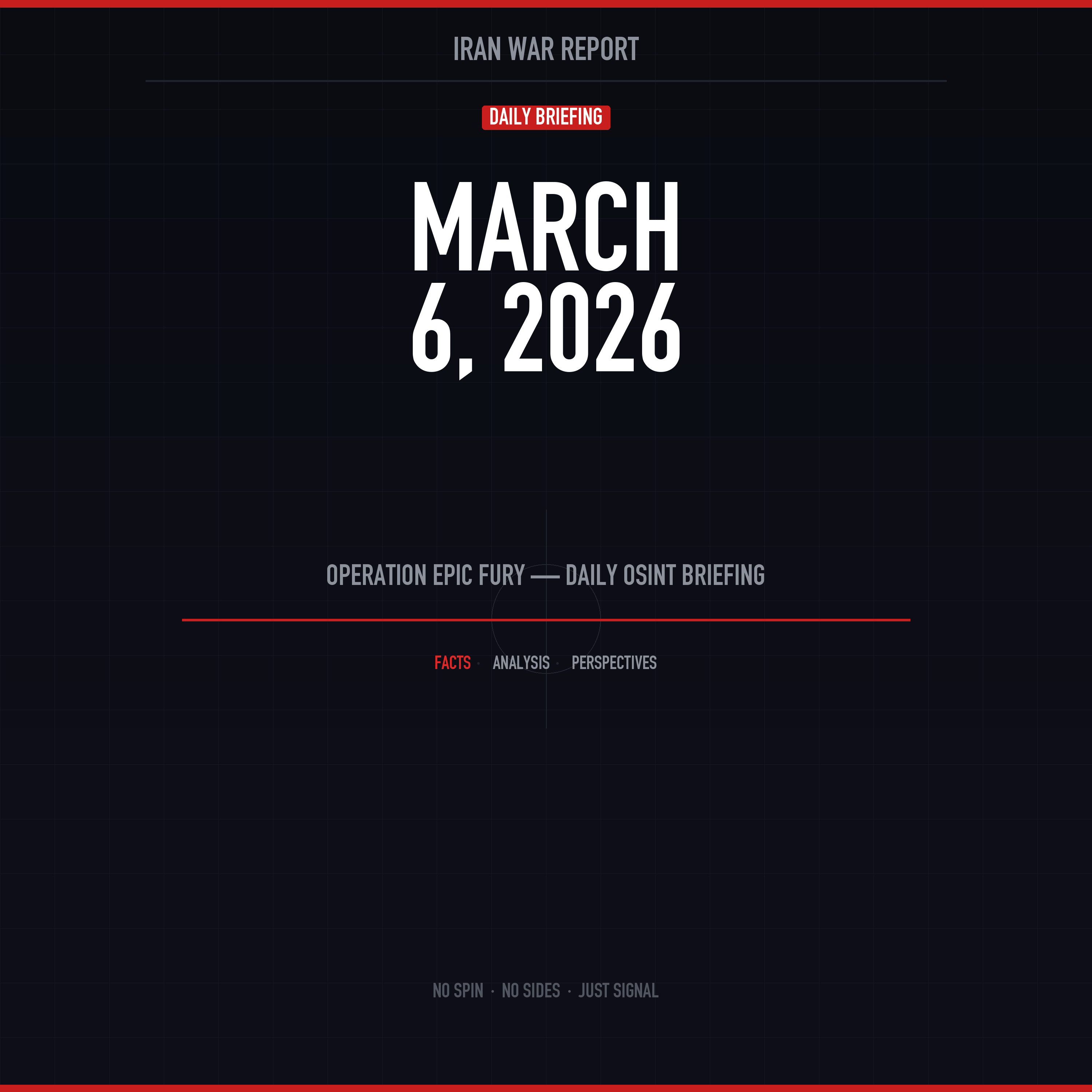 Iran War Report — March 05, 2026