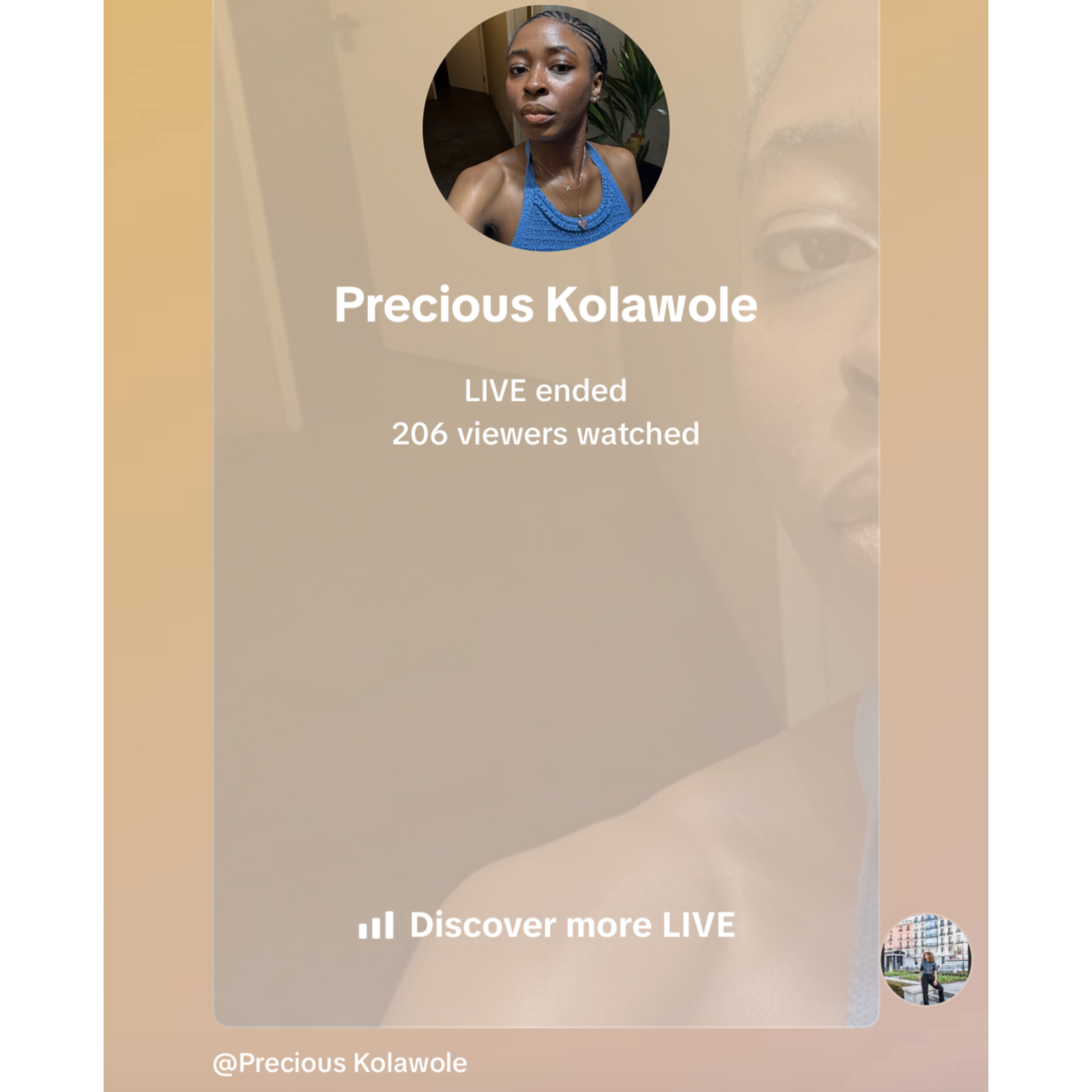 preciouskolawole.com 2-year birthday Q&A on TikTok Live episode artwork