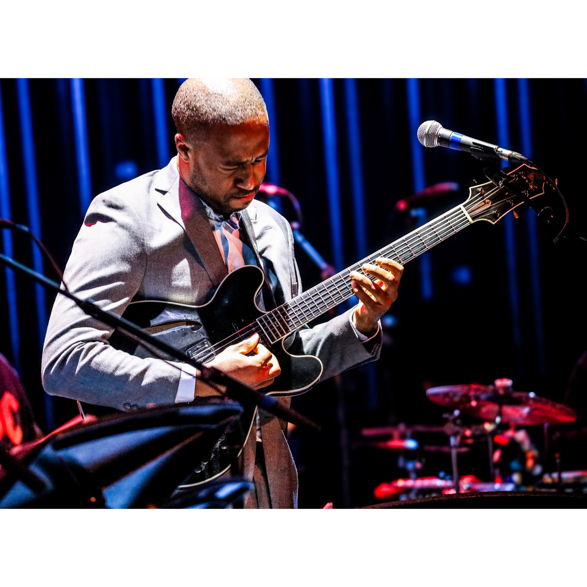 Guitarist, Dan Wilson at the Pittsbutgh International Jazz Festival