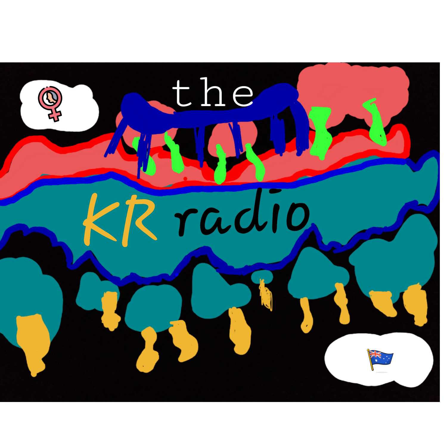 The KR radio podcast artwork