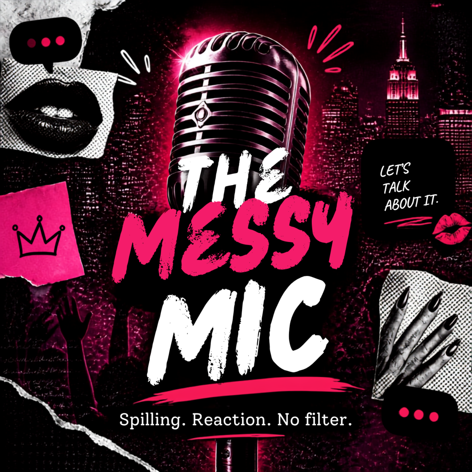 The Messy Mic podcast artwork