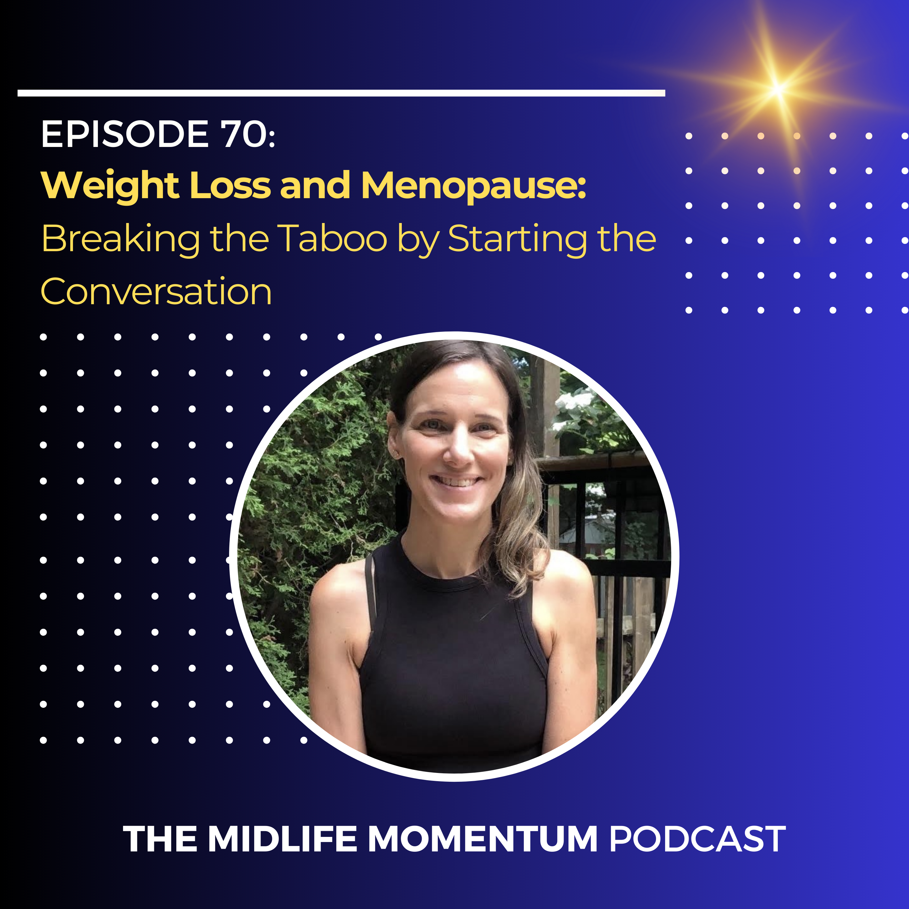 70: Weight Loss and Menopause: Breaking the Taboo by Starting the Conversation