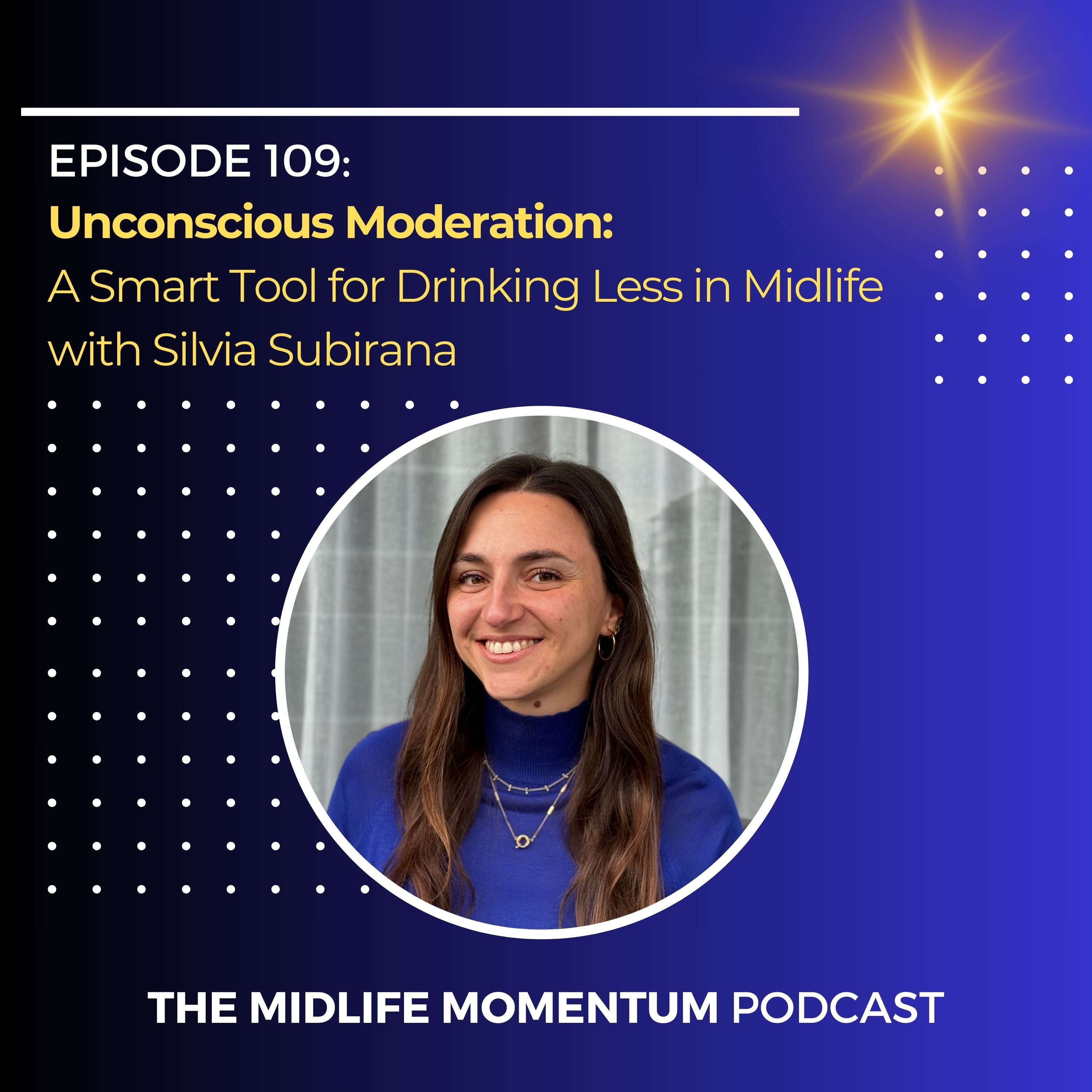 109: Unconscious Moderation: A Smart Tool for Drinking Less in Midlife with Silvia Subirana episode artwork