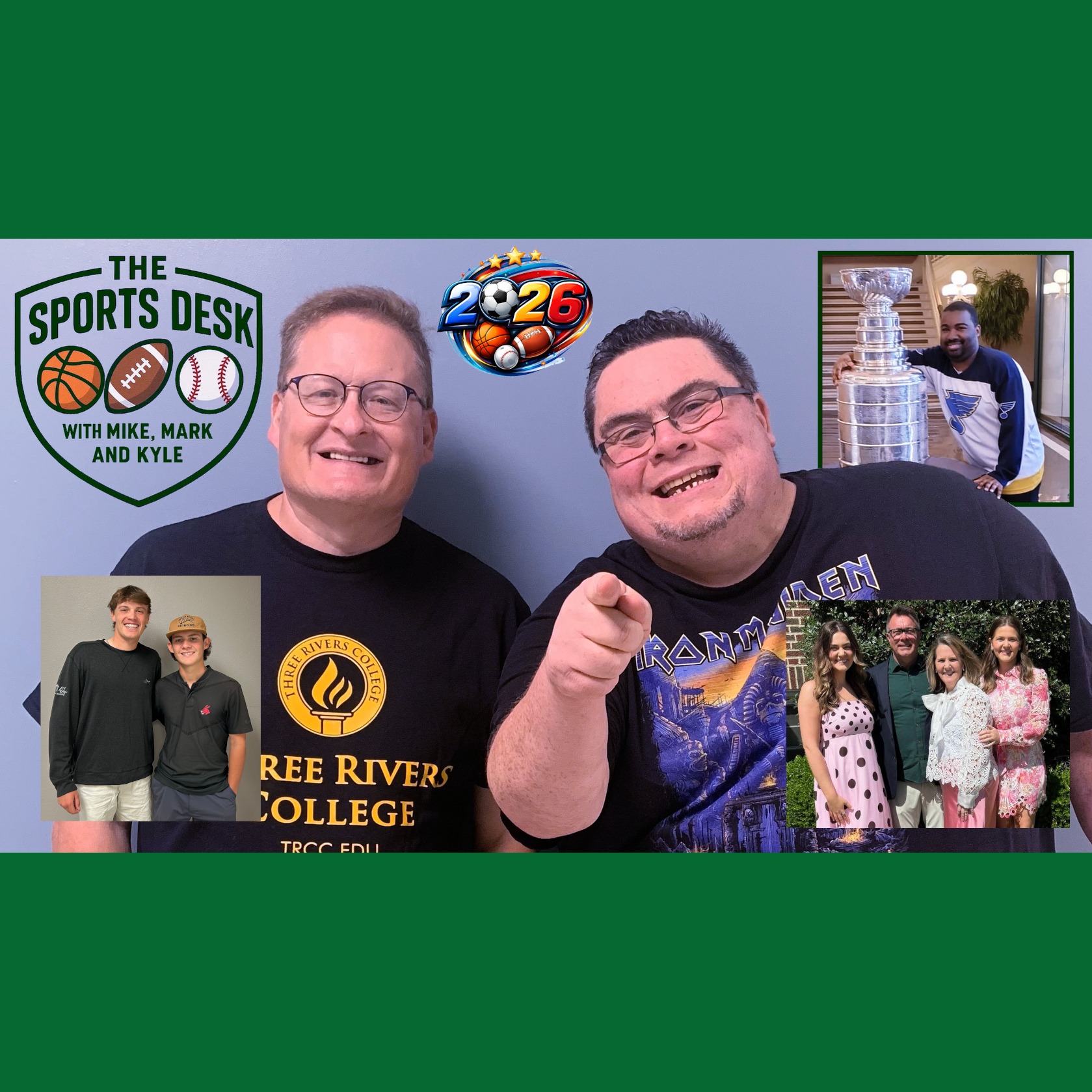 May 28, 2026: Scott Kruse and PBHS golf visit the Sports Desk