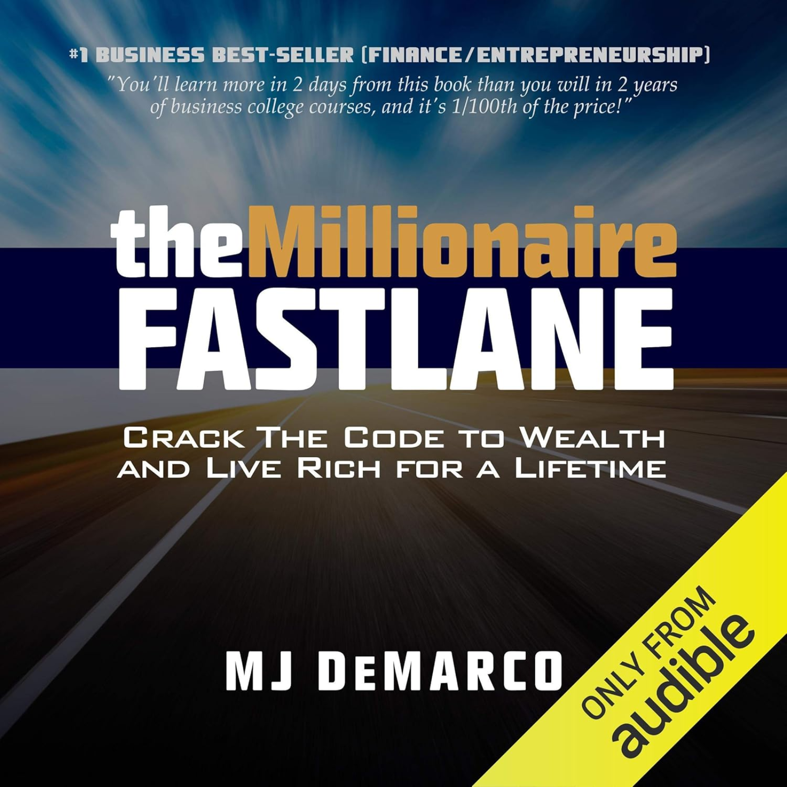 The Millionaire Fastlane by MJ DeMarco, Book Summary, Podcast, English episode artwork