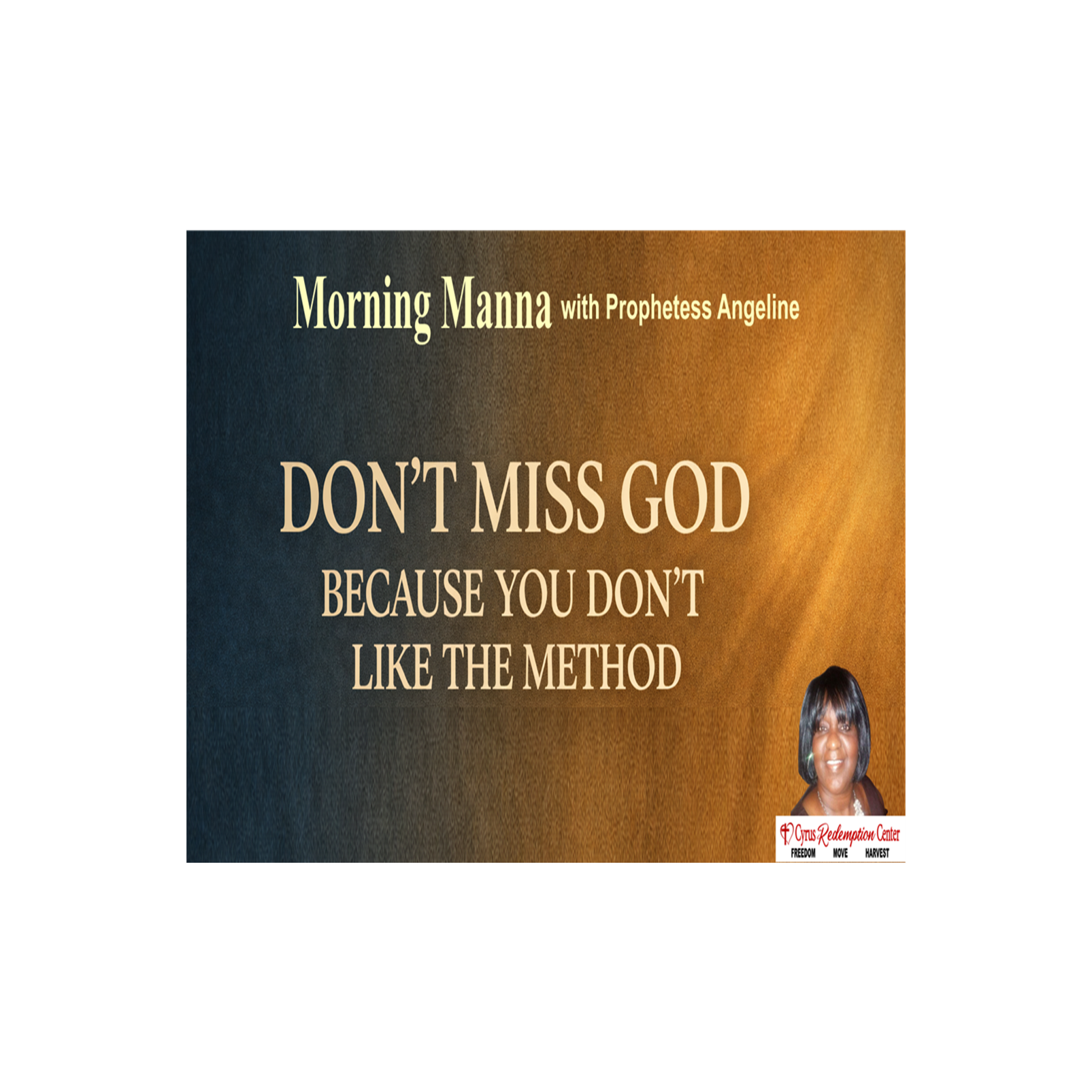 Morning Manna with Prophetess Angeline