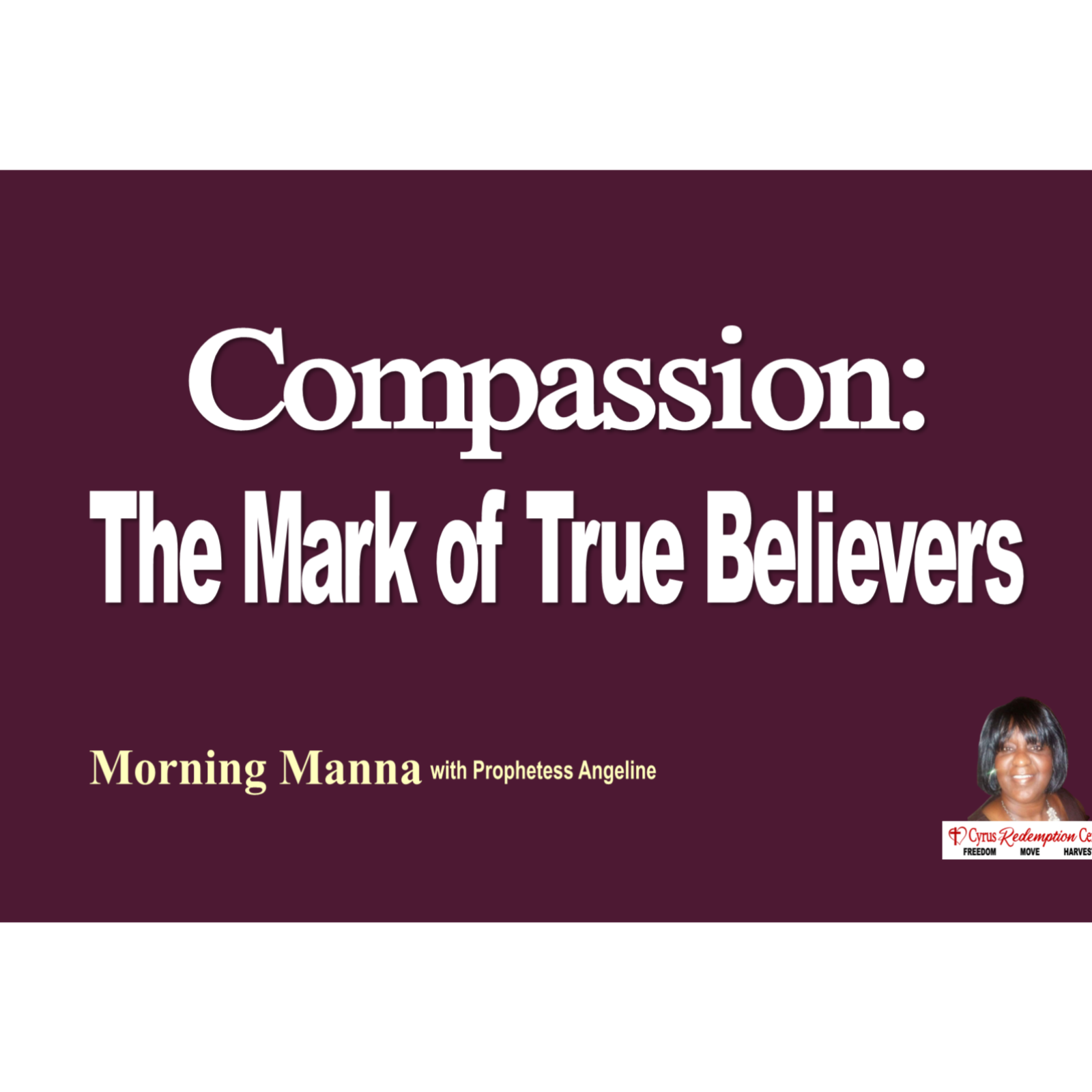 Morning Manna with Prophetess Angeline