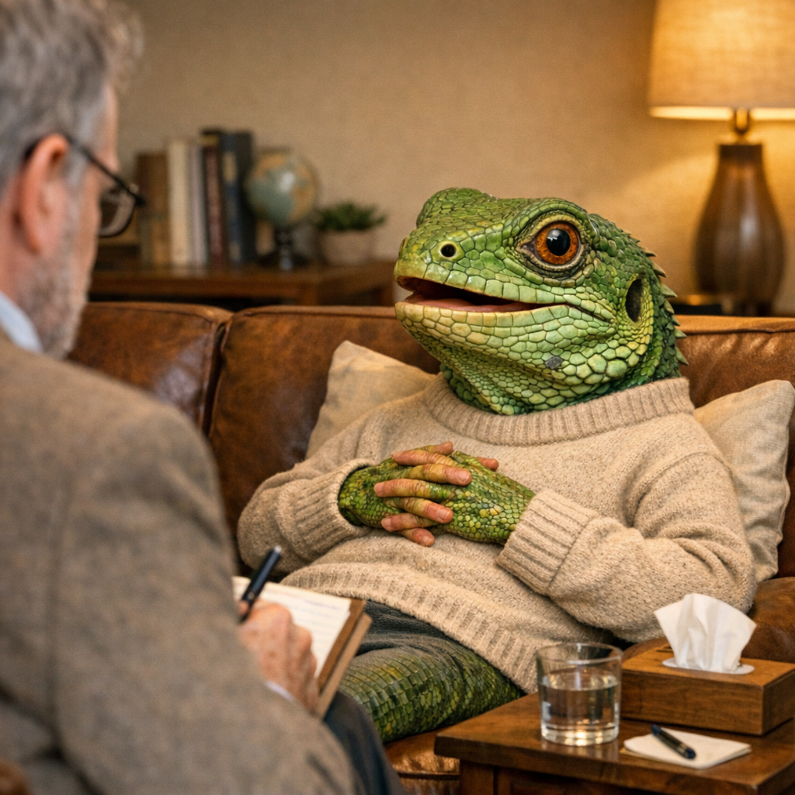 The Lizard In Therapy episode artwork