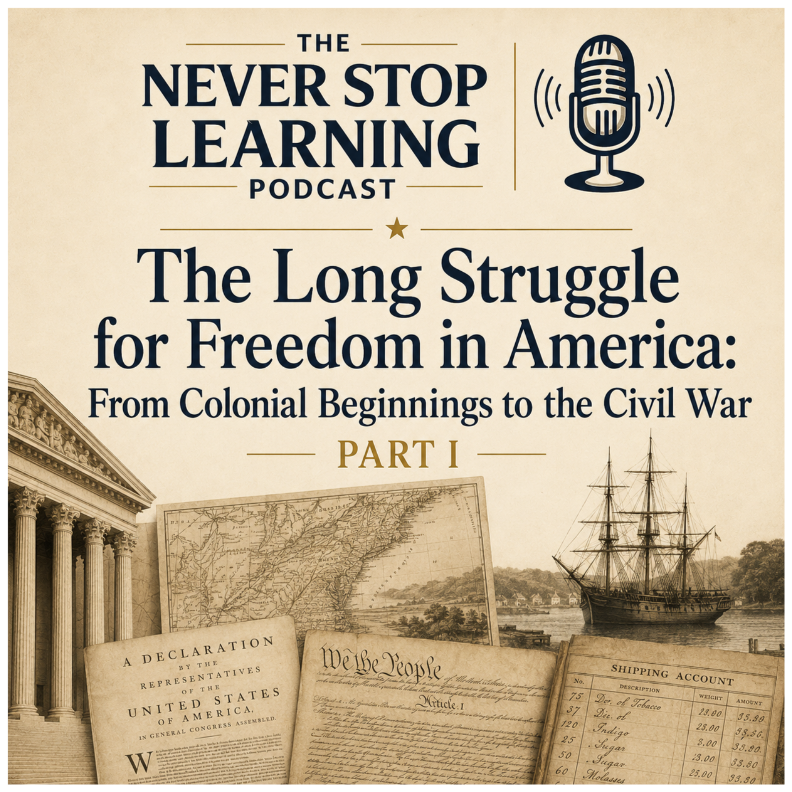 The Long Struggle for Freedom in America: From Colonial Beginnings to the Civil War (Part I)