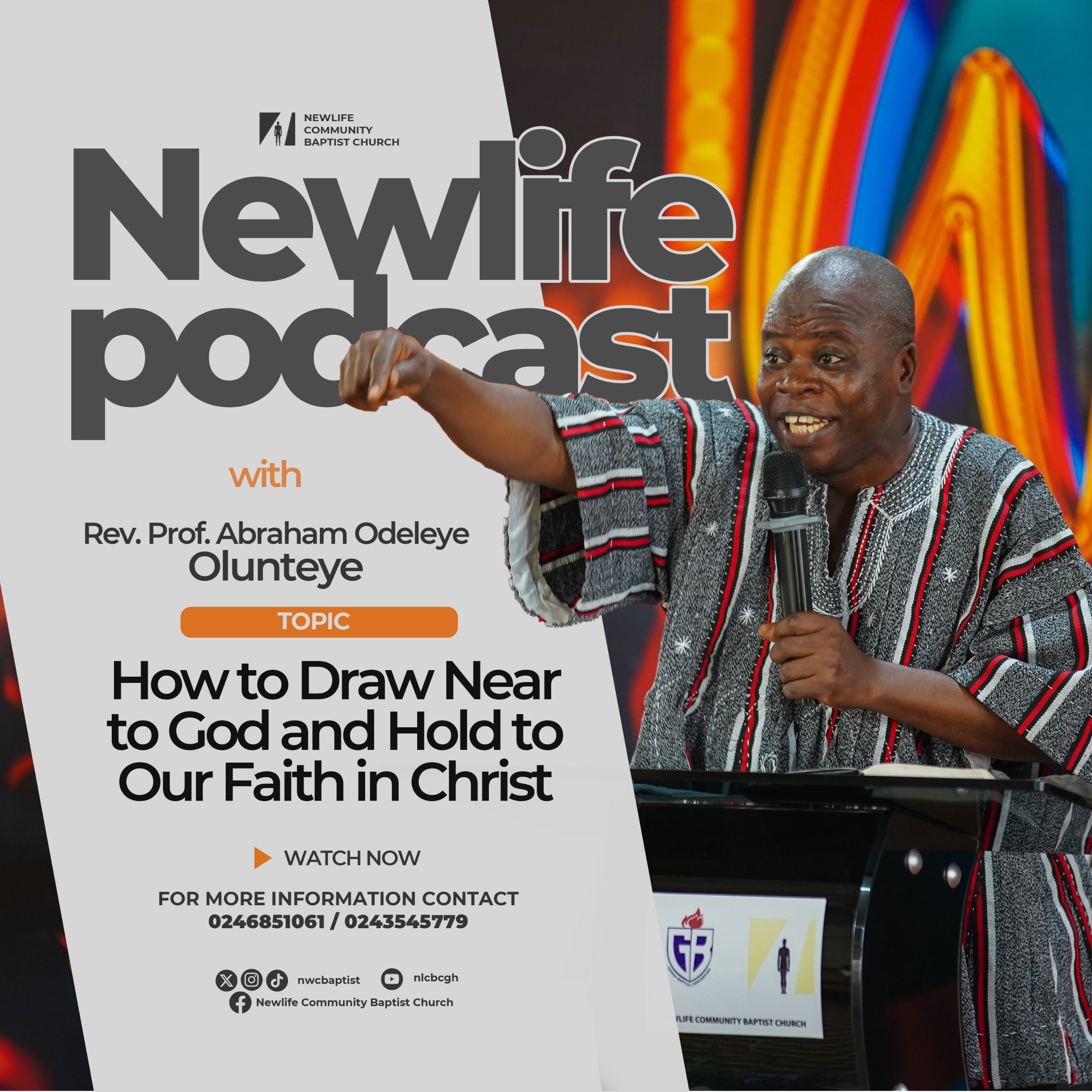 How to Draw Near to God and Hold to Our Faith in Christ by Rev Abraham Olunteye episode artwork