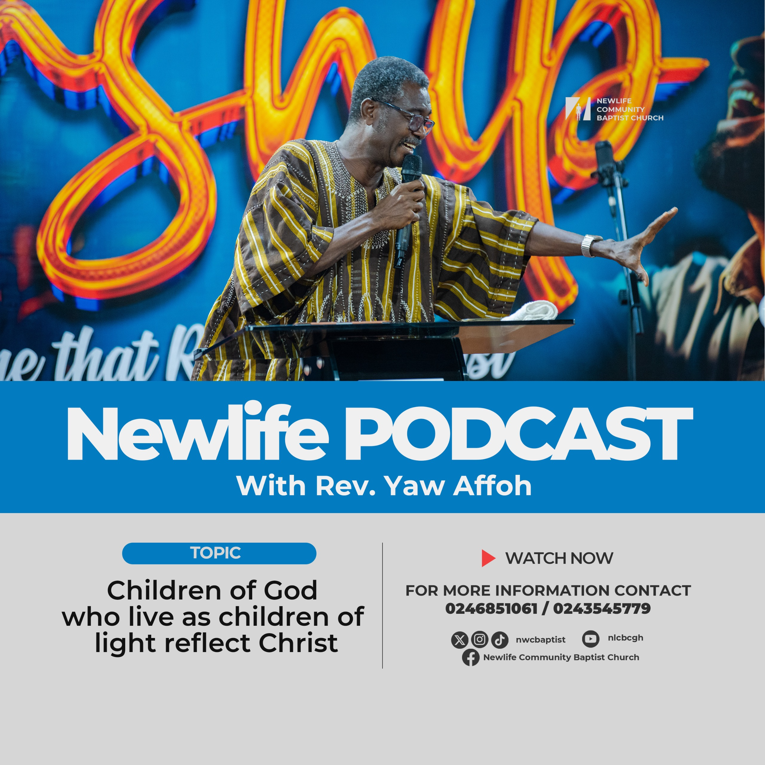 Children of God Who Live as Children of Light Reflect Christ by Rev Yaw Affoh episode artwork