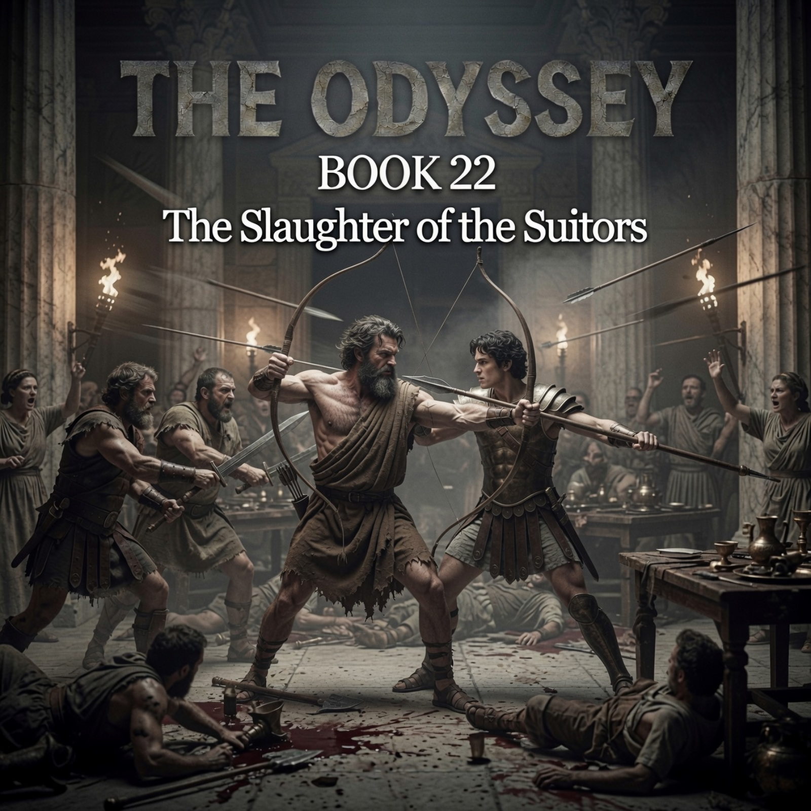 Book 22: The Slaughter of the Suitors