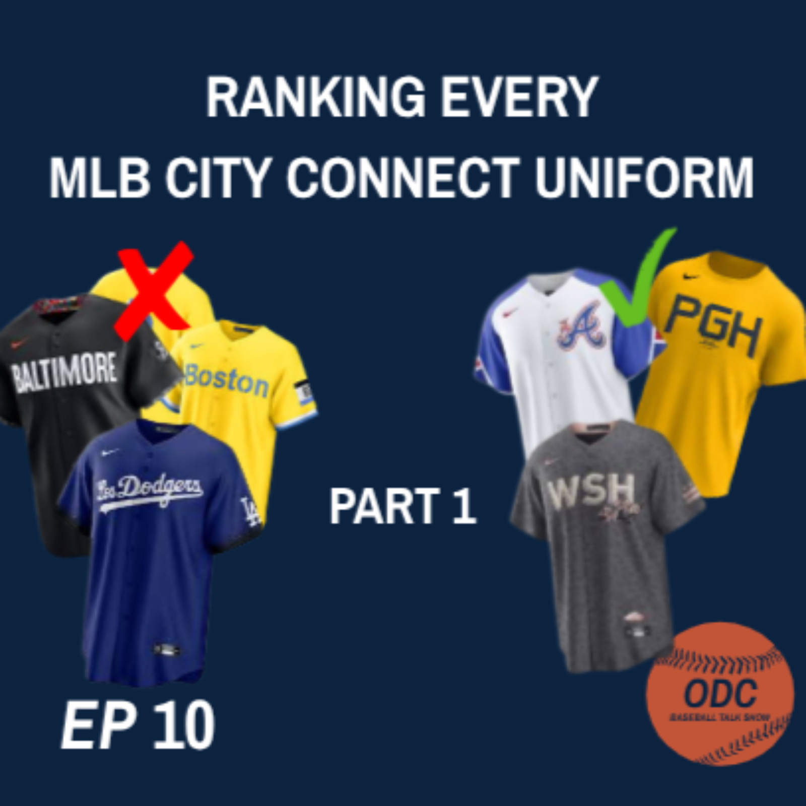 I Graded Every City Connect Jersey in The MLB (Part 1) episode artwork