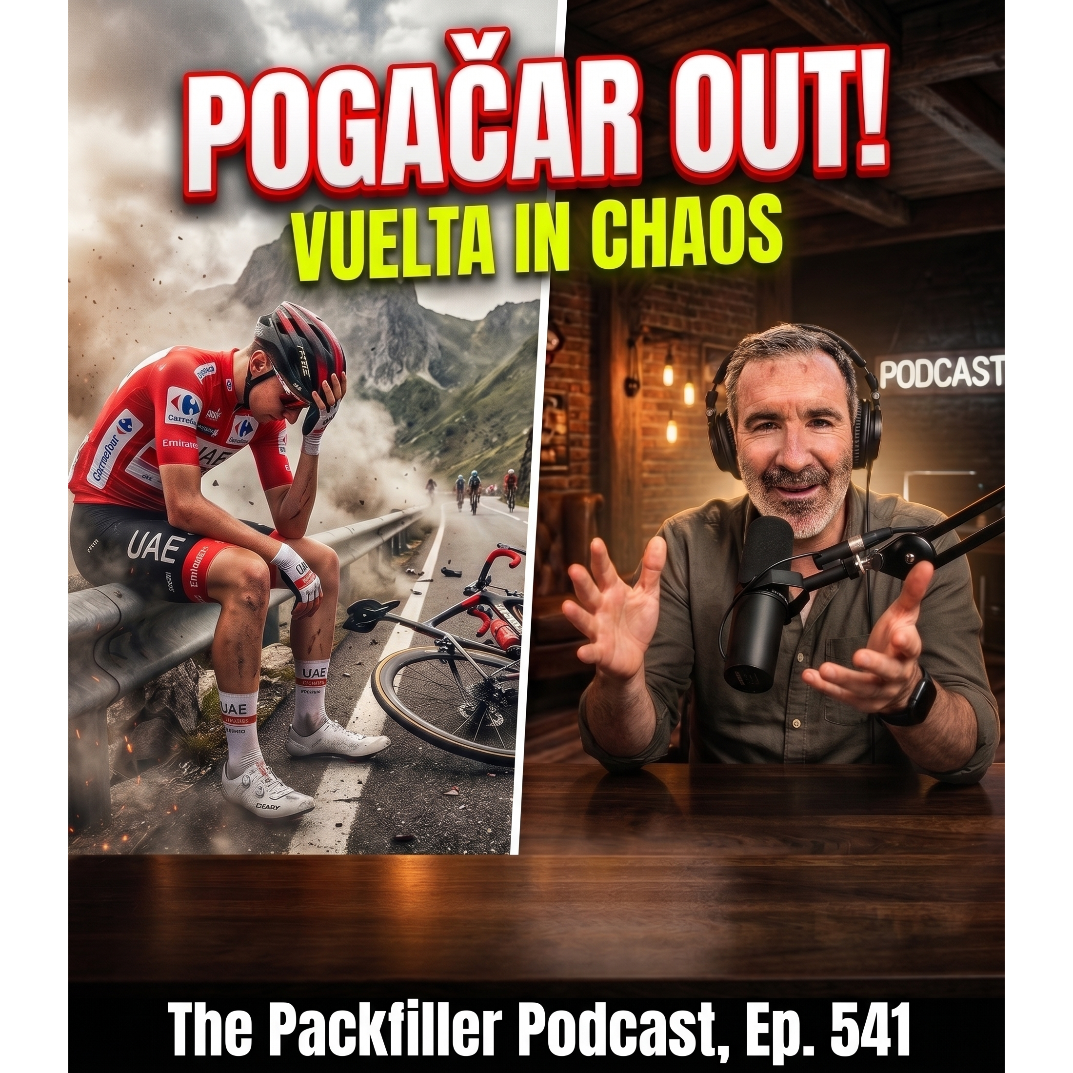 Pogačar Crashes Out of La Vuelta! (+ Philly Classic Returns & MTB Worlds) episode artwork