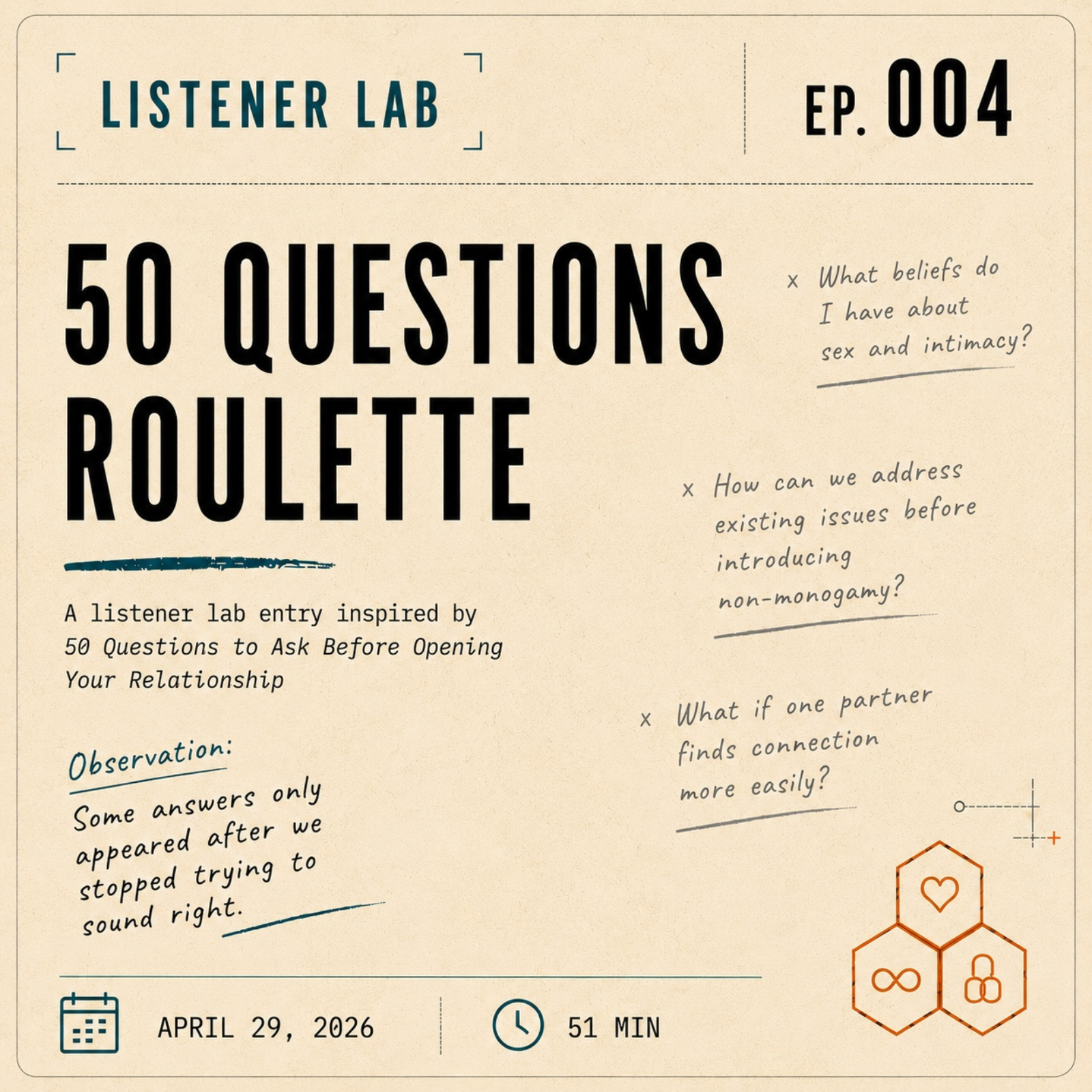 Listener Lab 1: 50 Questions Roulette 📖 episode artwork