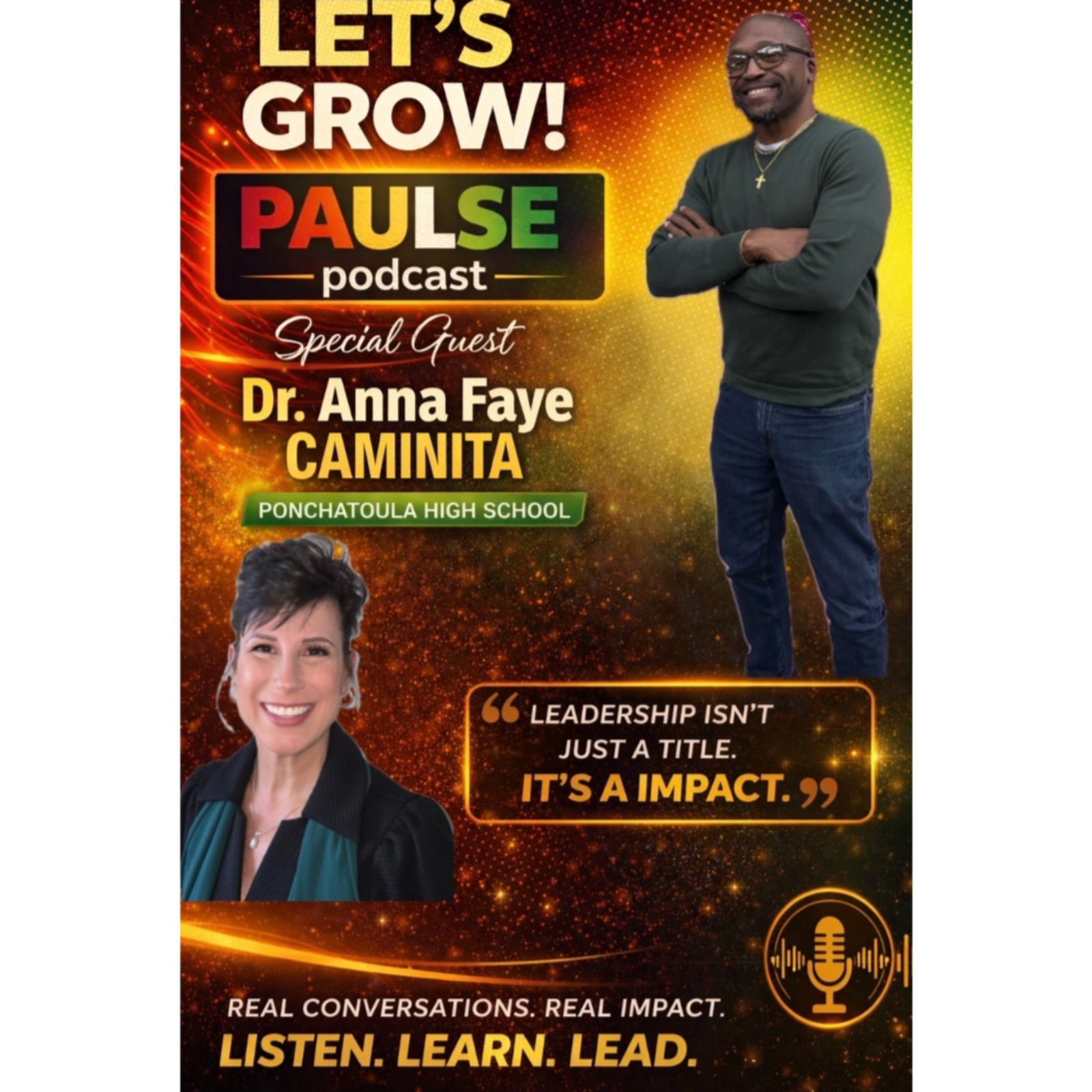 🎙️ The PAULSE Podcast w/ Dr. Anna Faye Caminita | Education & Leadership episode artwork