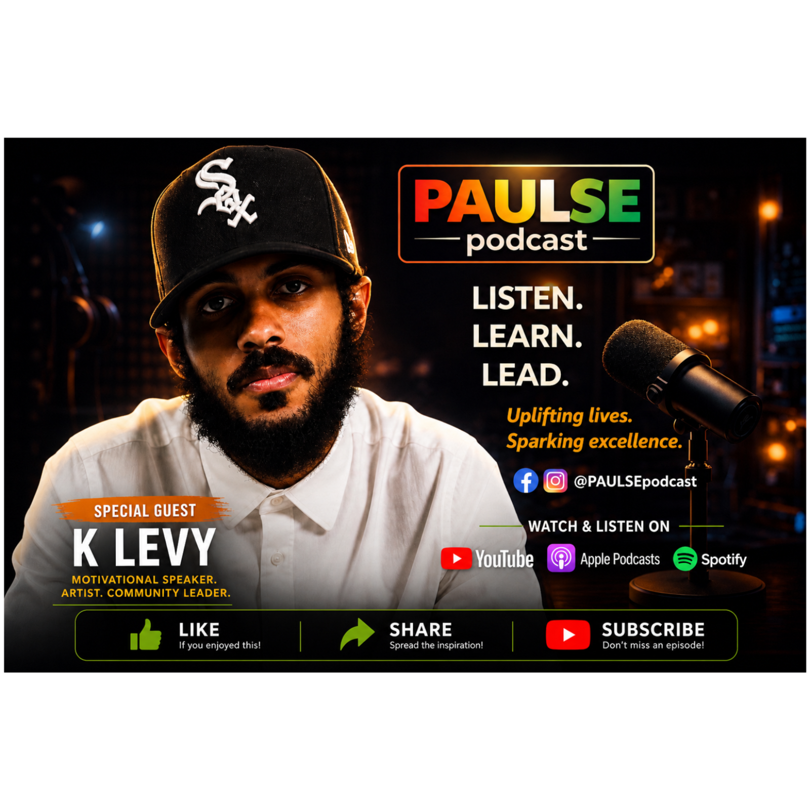 The PAULSE Podcast connects w/ K. Levy and talk Youth Expressiveness , Creativity and Legends Fest! episode artwork