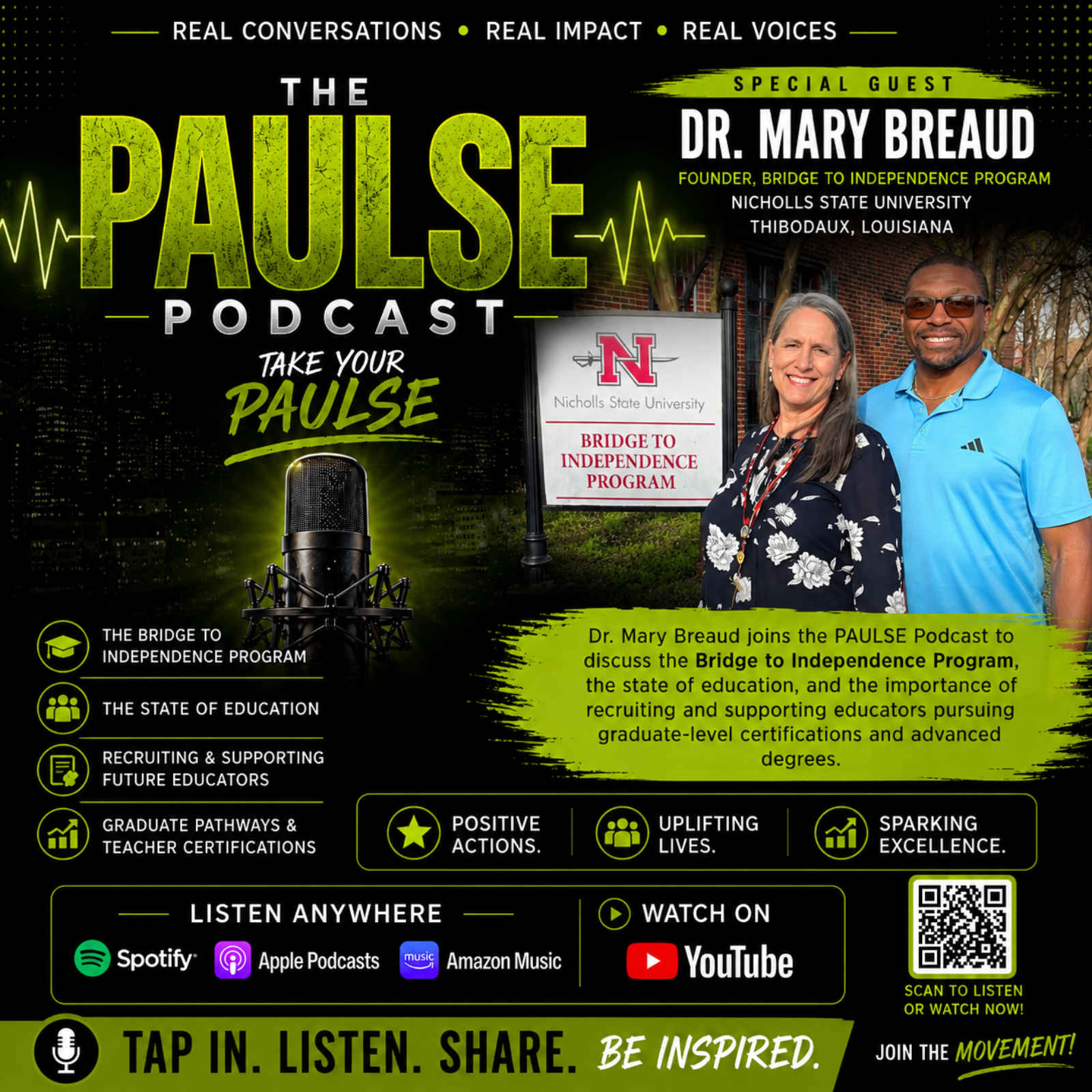 The PAULSE Podcast w/ NSU's Dr. Breaud & Dr. Parfait talk Leadership & Recruiting Future educators! episode artwork