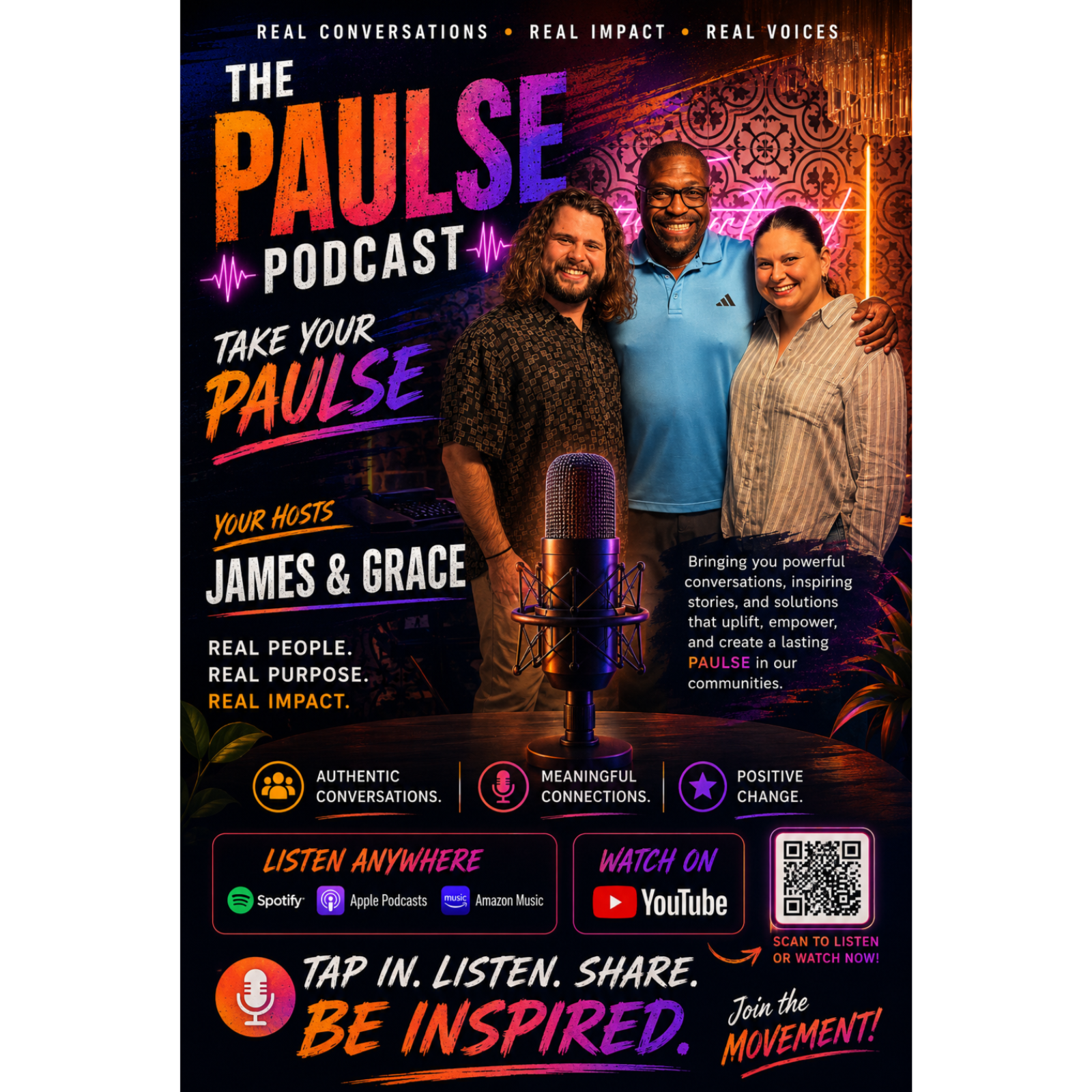 The Paulse podcast w/ Grace & James talk Defeating the Odds despite hearing disabilities. episode artwork