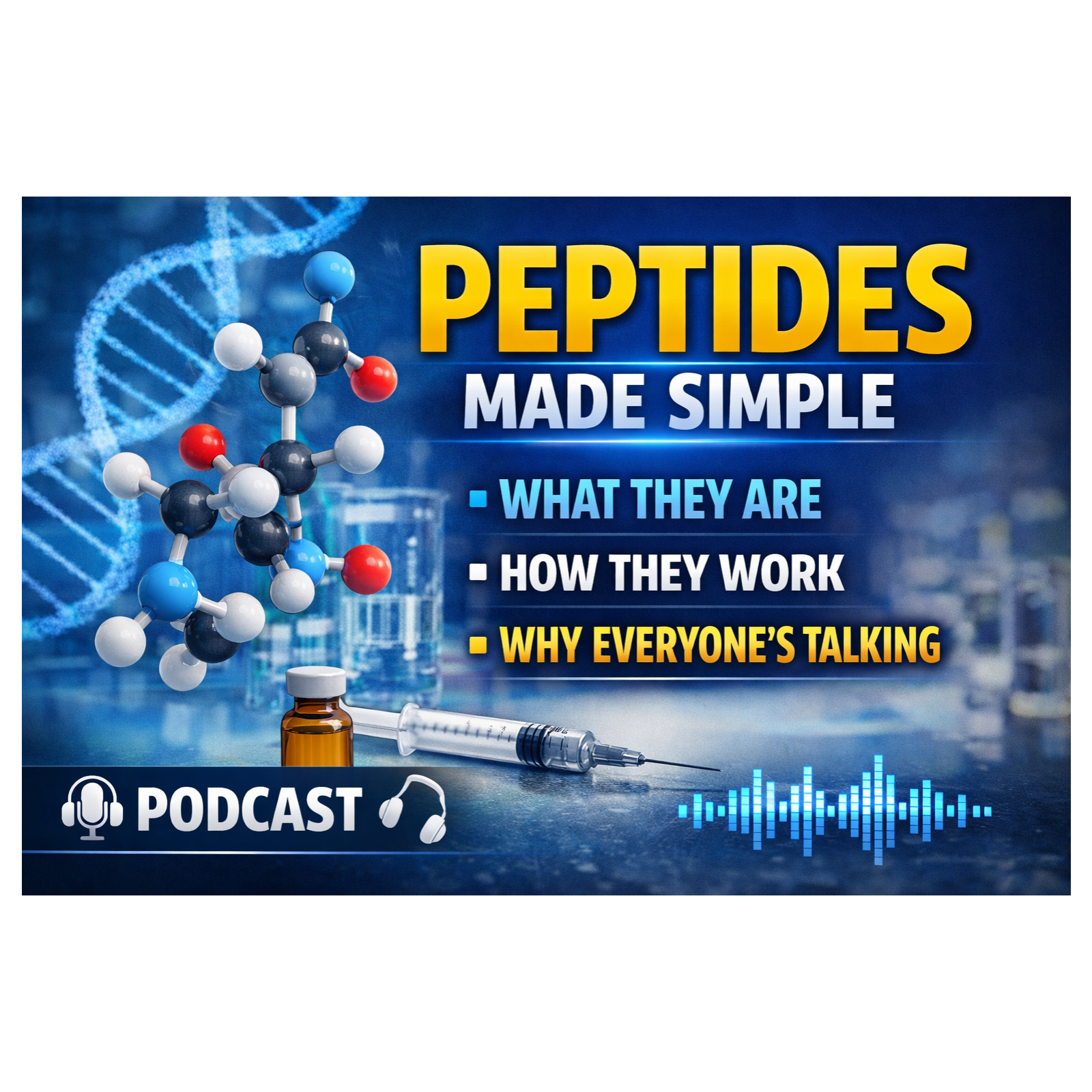 Peptides Made Simple: What They Are, How They Work, and Why Everyone’s Talking About Them