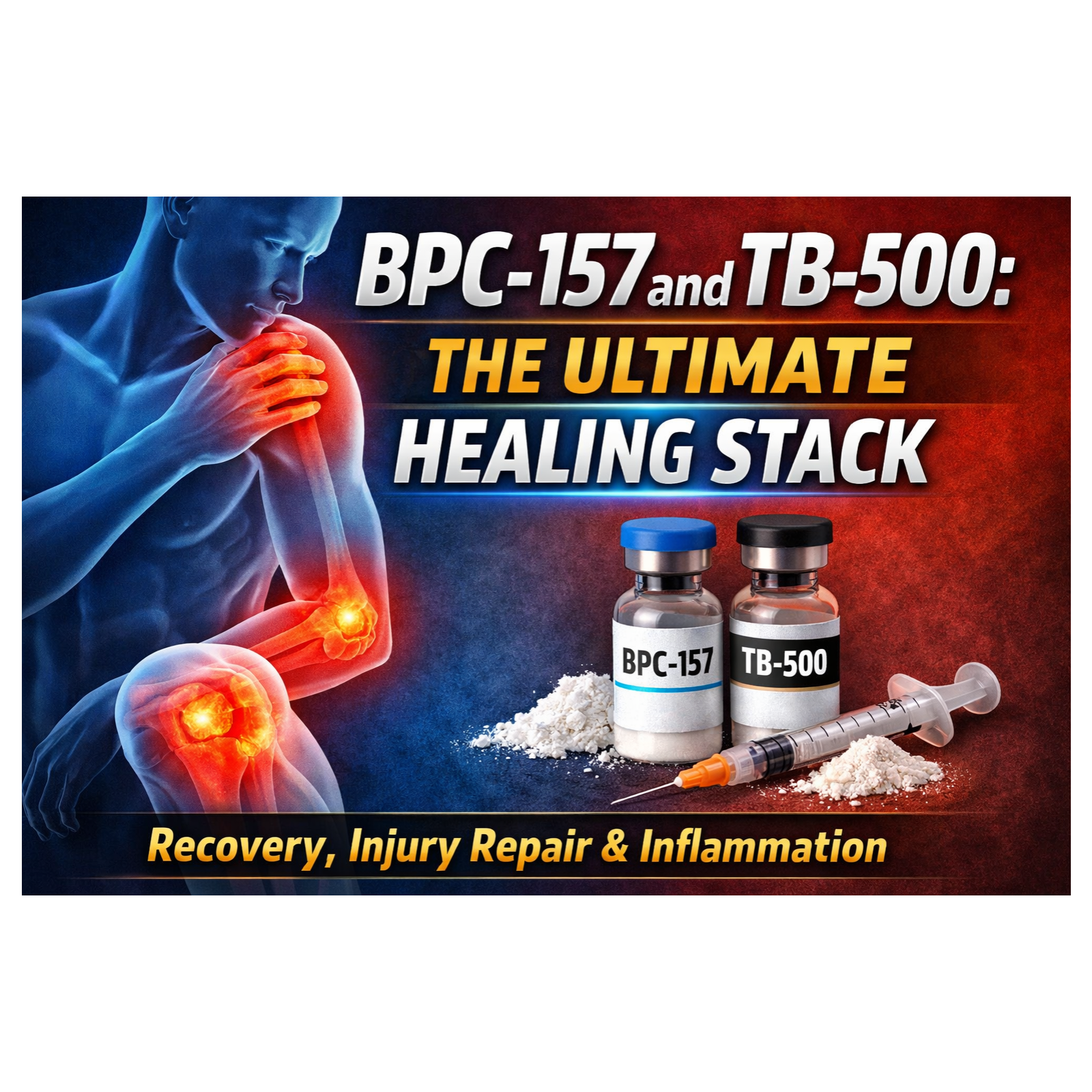 BPC-157 and TB-500: The Ultimate Healing Stack for Recovery, Injury Repair, and Inflammation