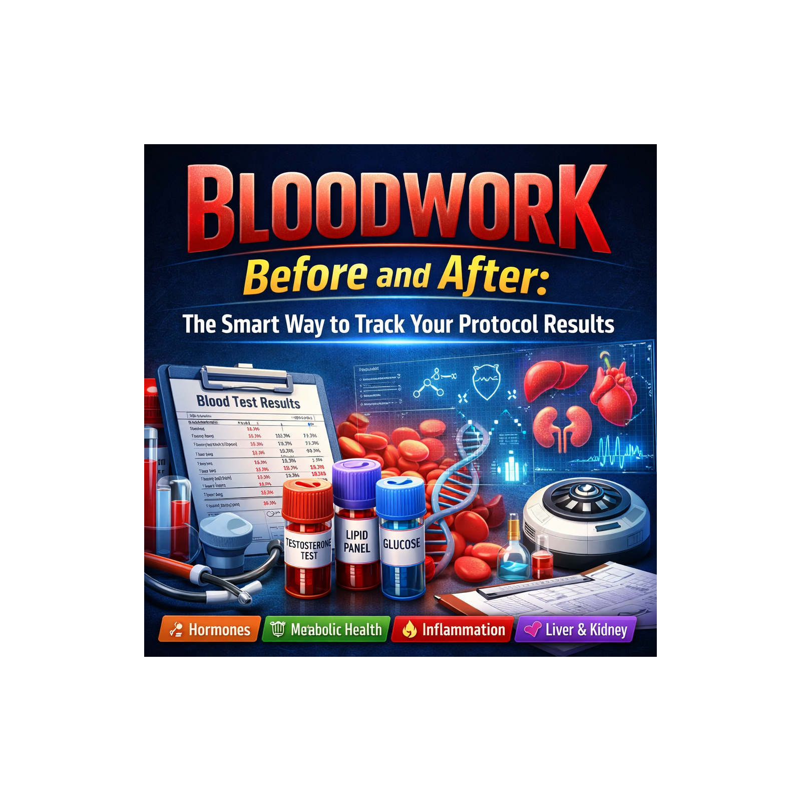 Bloodwork Before and After: The Smart Way to Track Your Protocol Results