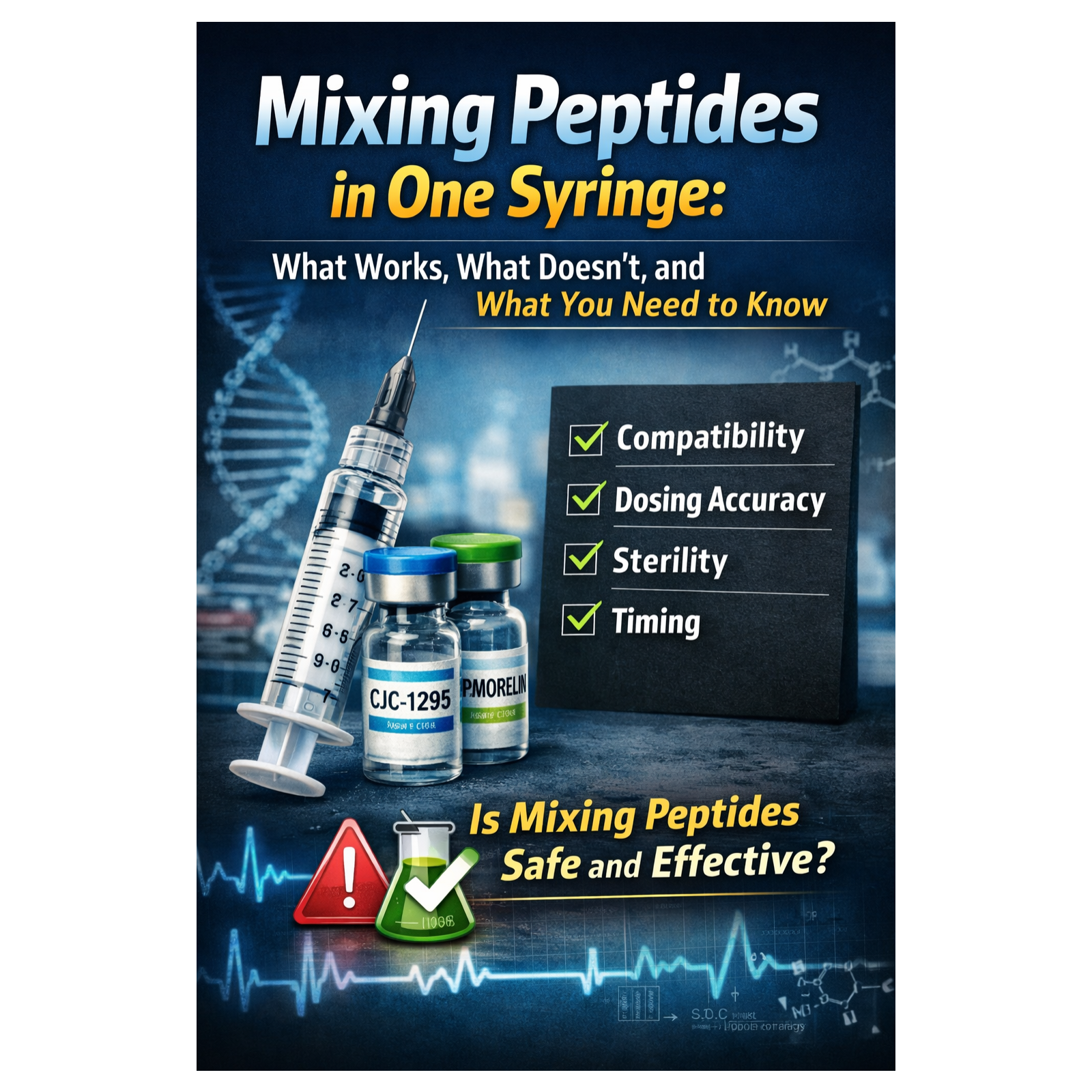 Mixing Peptides in One Syringe: What Works, What Doesn’t, and What You Need to Know