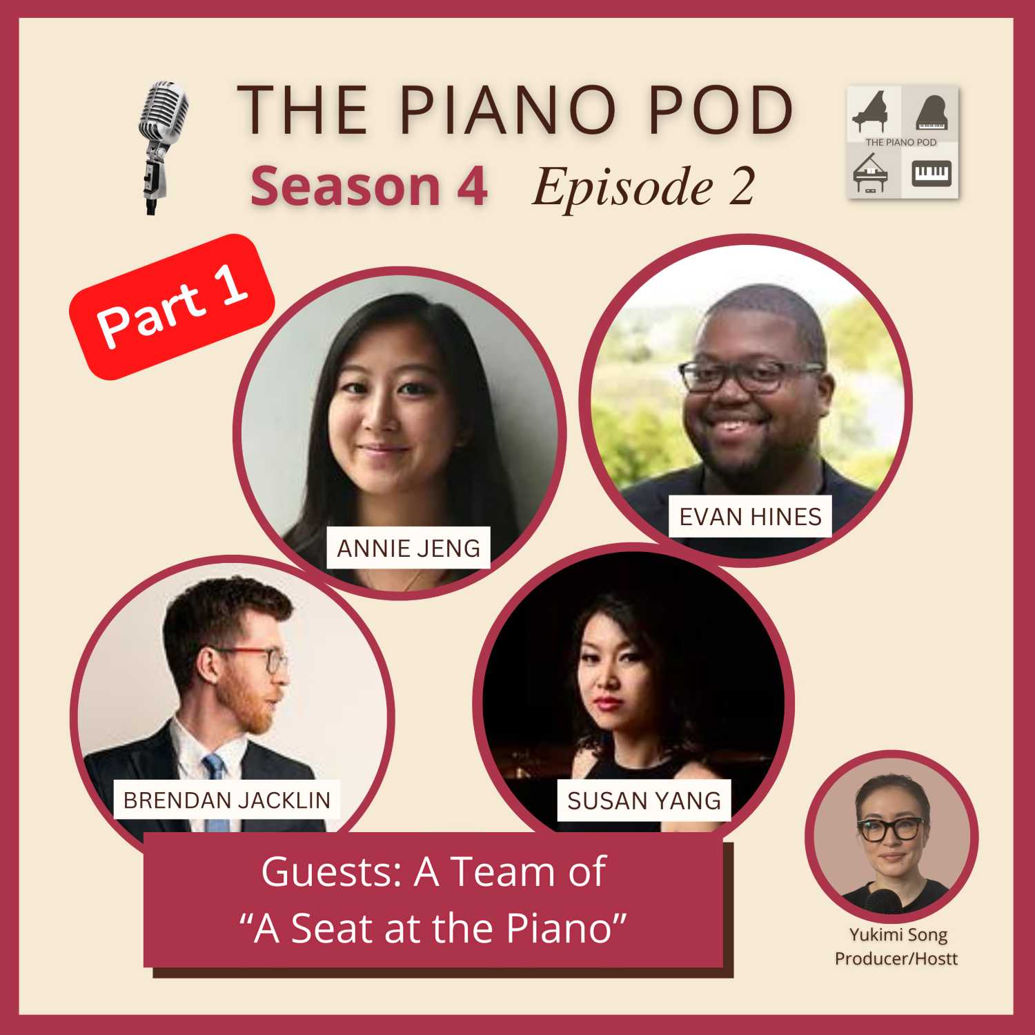 Part 1 of Season 4 Episode 2: A Team of A Seat at the Piano--Promoting Inclusion in Piano Repertoire