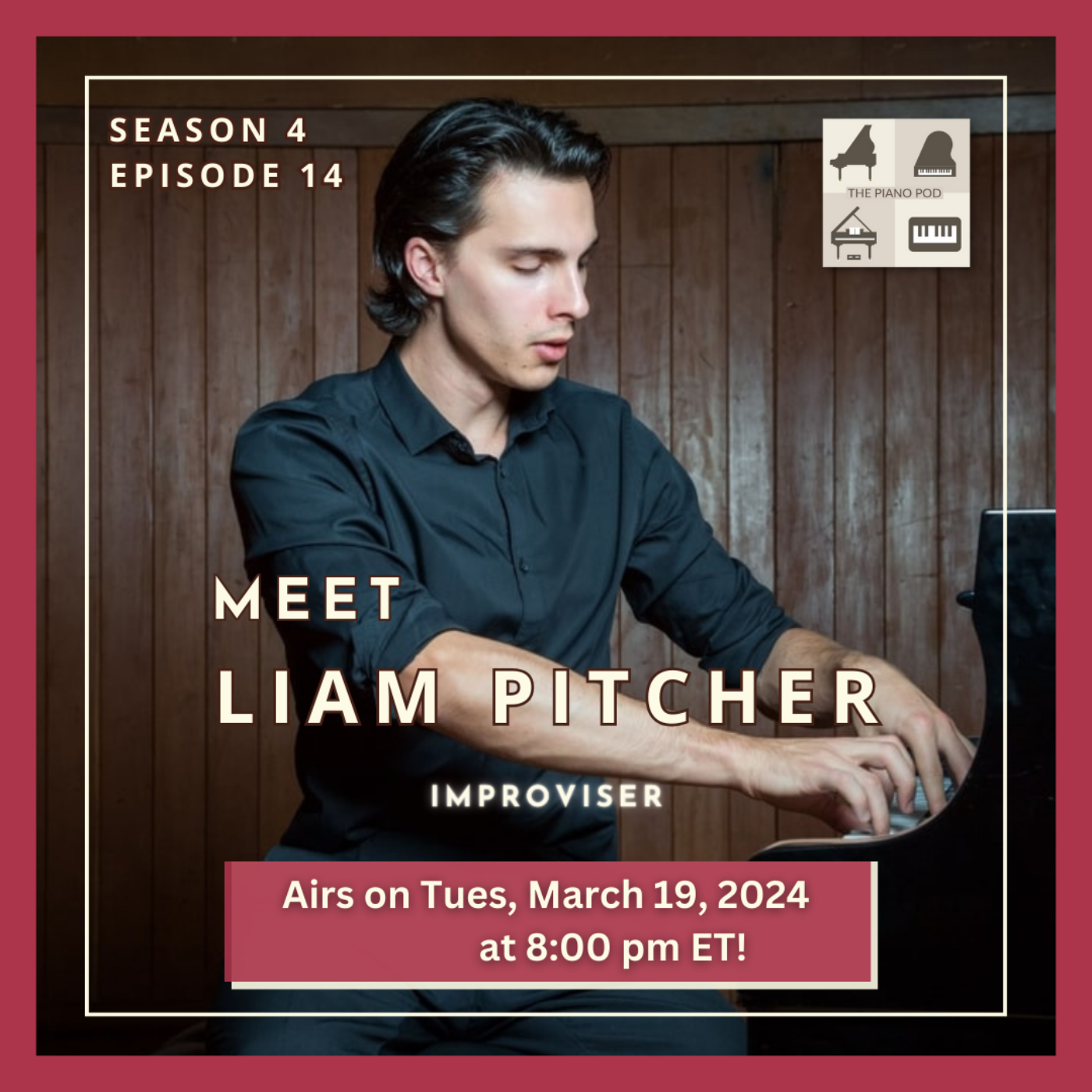 Trailer for Season 4 Episode 14: Liam Pitcher - Classical Pianist, Composer, & South Africa's Leading Improviser