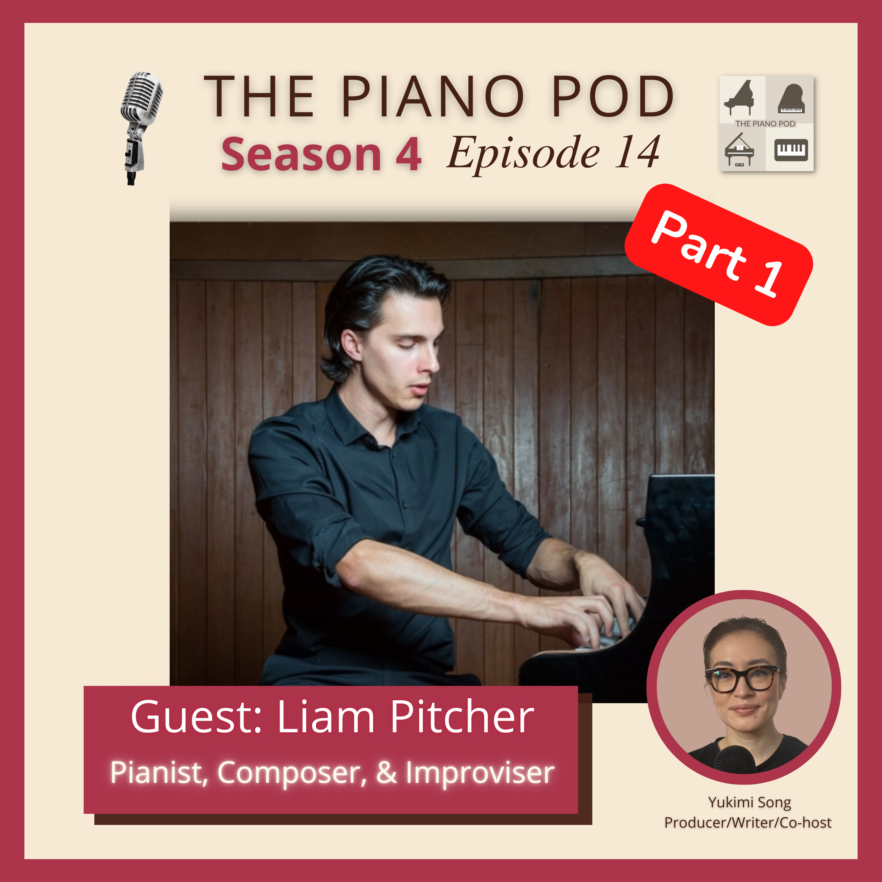 Part 1 of Season 4 Episode 14 feat. Liam Pitcher - Classical Pianist, Composer, & South Africa's Leading Improviser