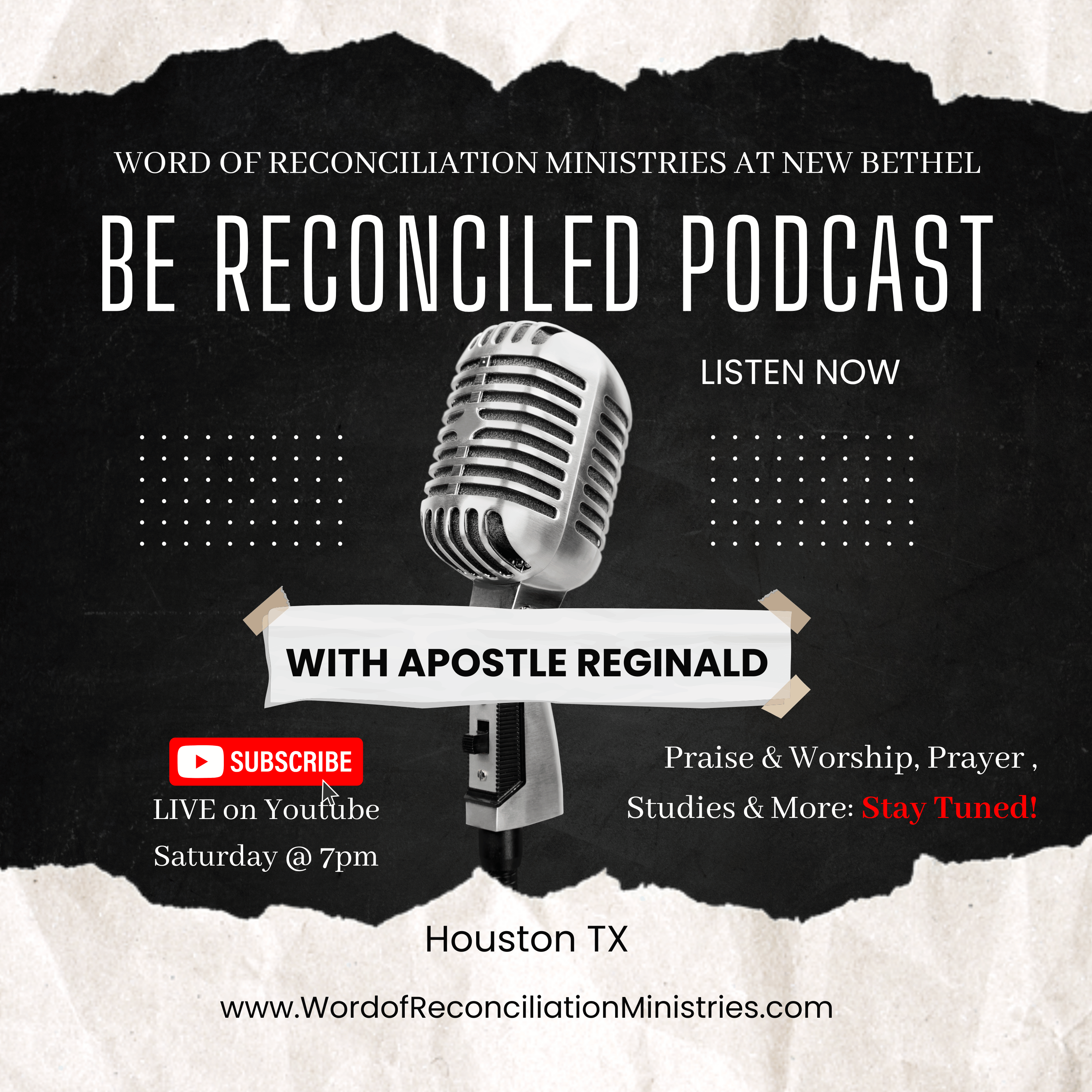 Be Reconciled Podcast – Where Faith Meets Transformation! 