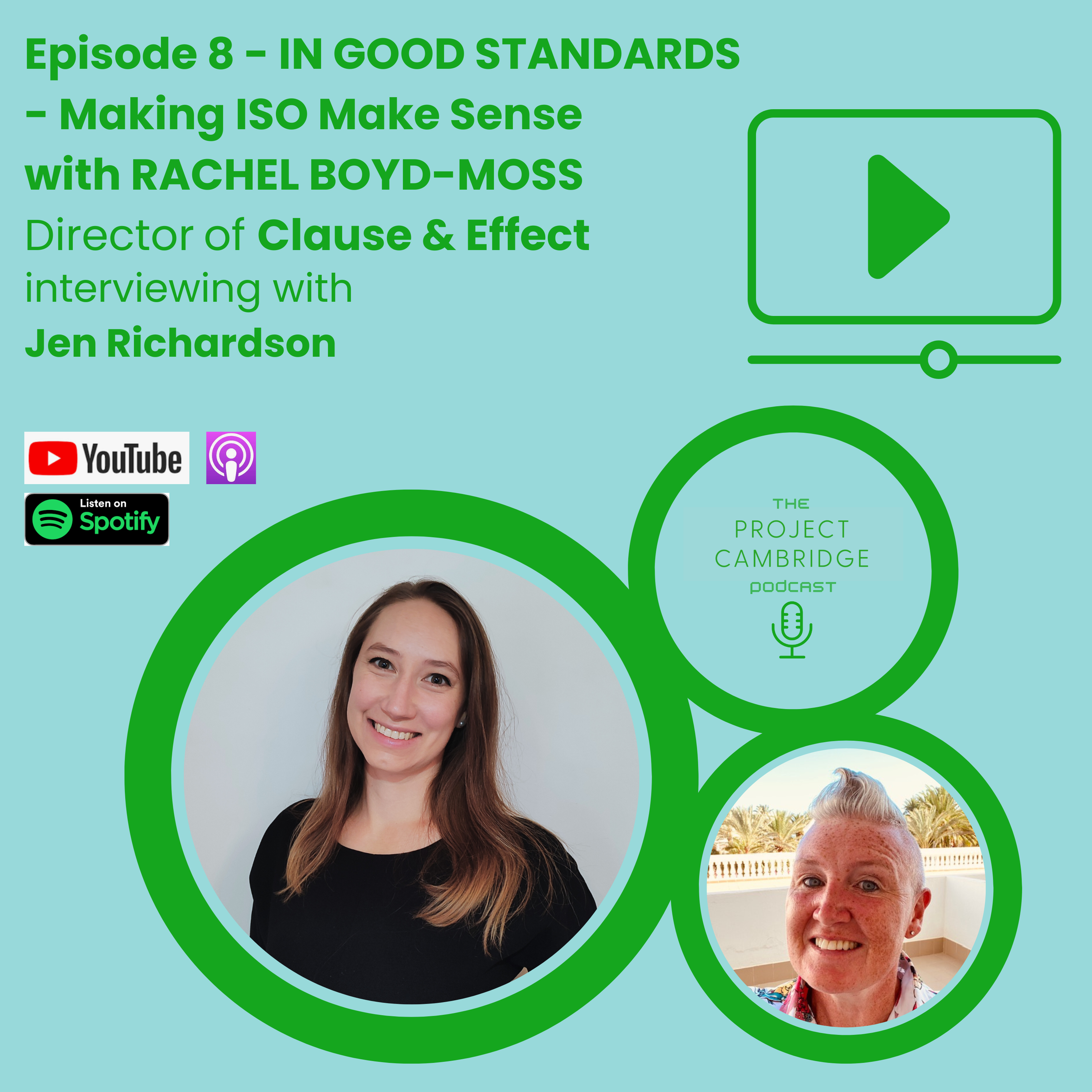 Episode 8 – In Good Standards – Making ISO Make Sense With Rachel Boyd Moss