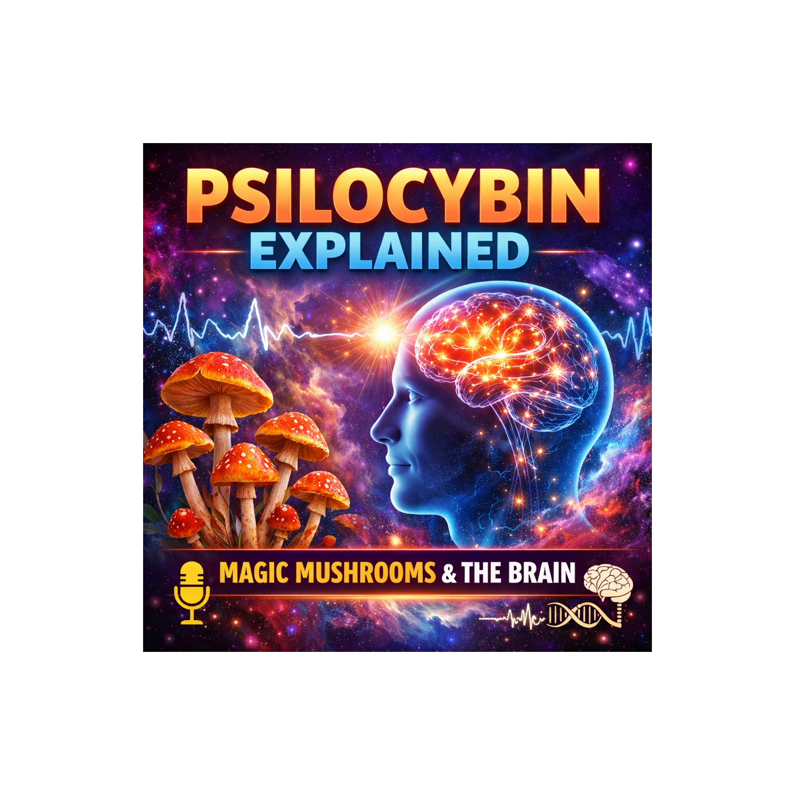 Psilocybin Explained: How Magic Mushrooms Rewire the Brain, Heal Trauma, and Unlock Neuroplasticity episode artwork