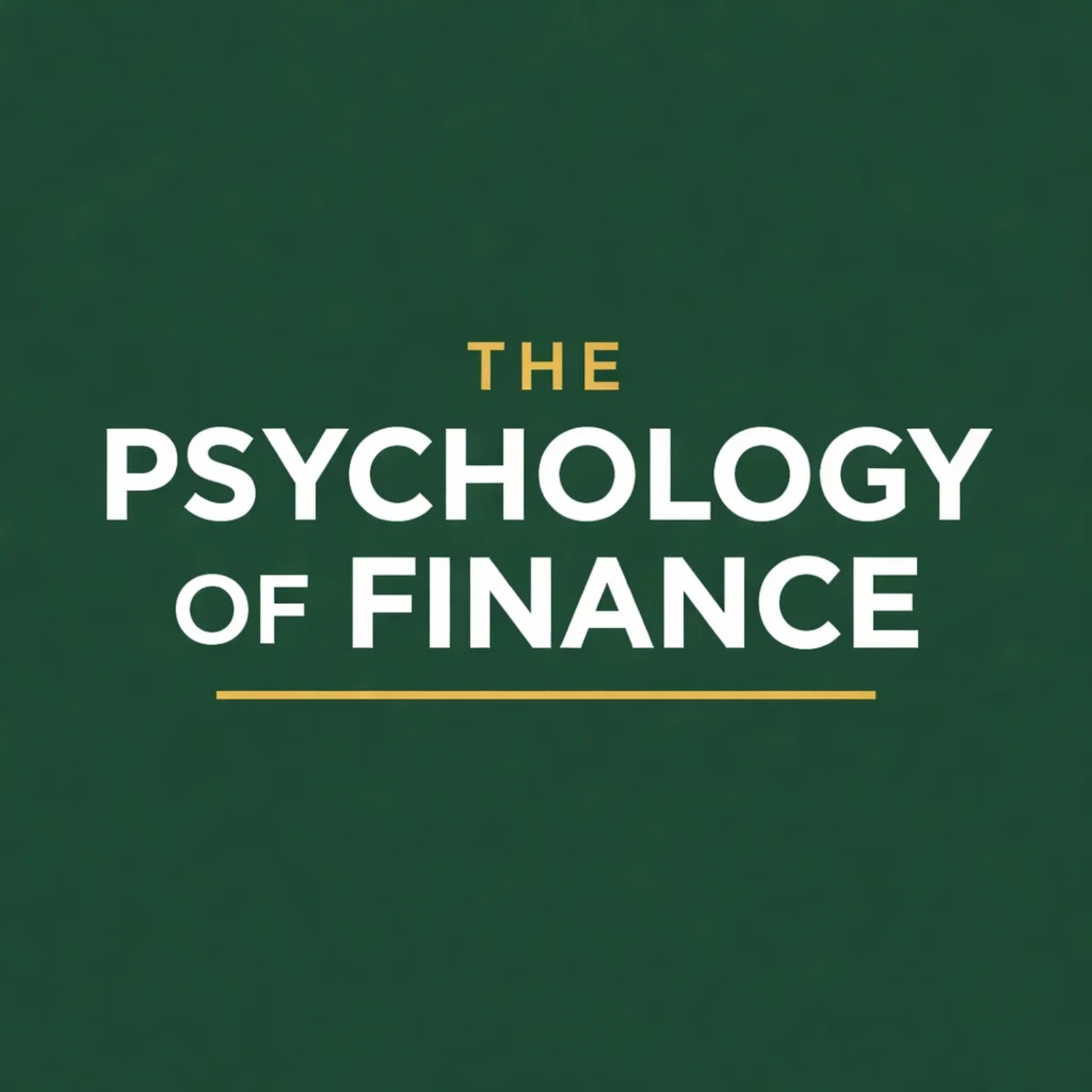 The Psychology of Finance podcast artwork
