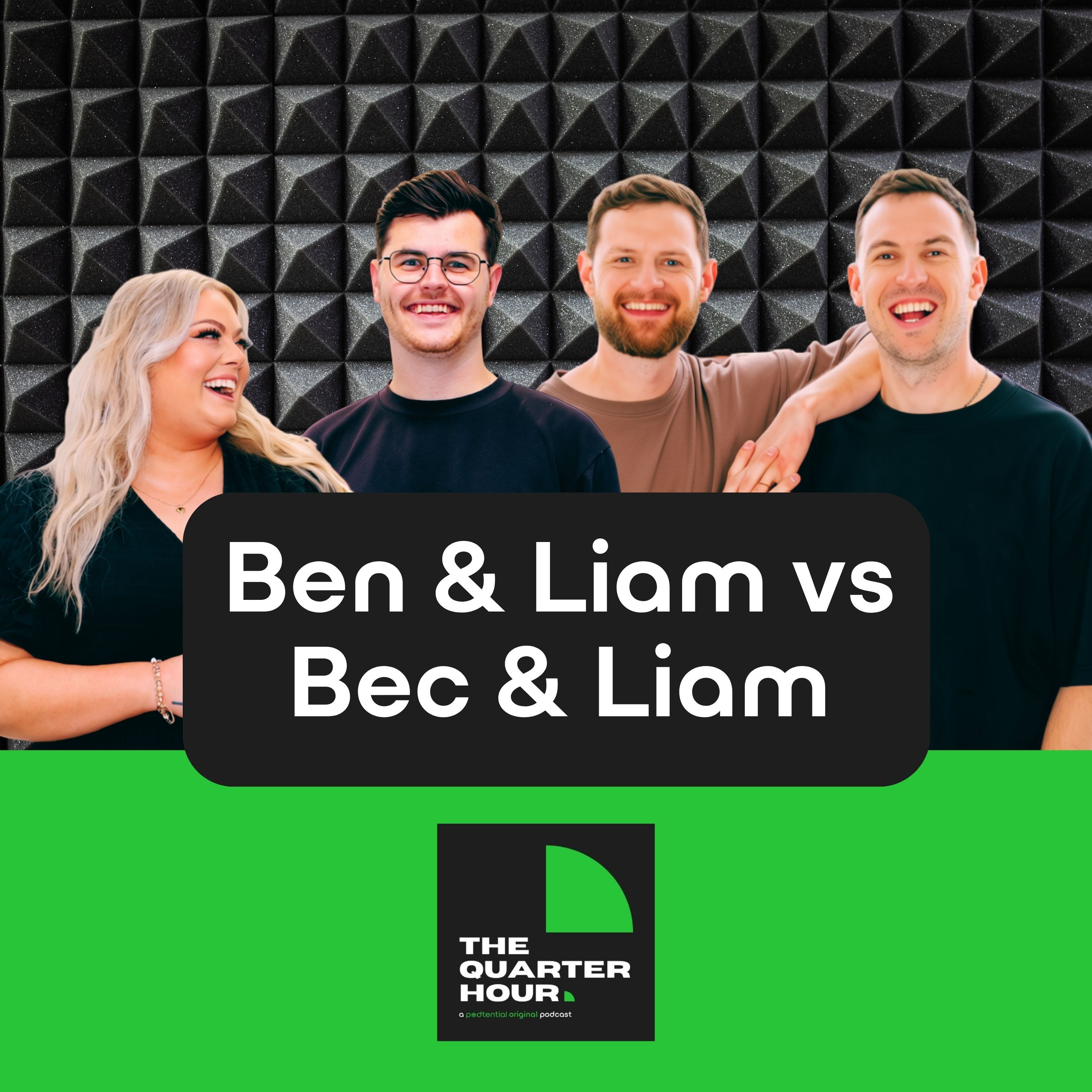 NEW: Ben, Bec, Liam, Liam... and Liam episode artwork