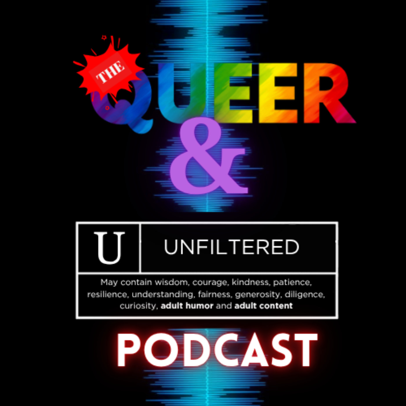 The Queer and Unfiltered Podcast podcast artwork