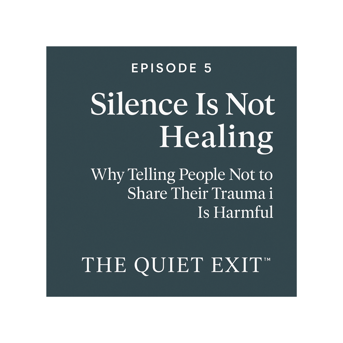 The Quiet Exit™