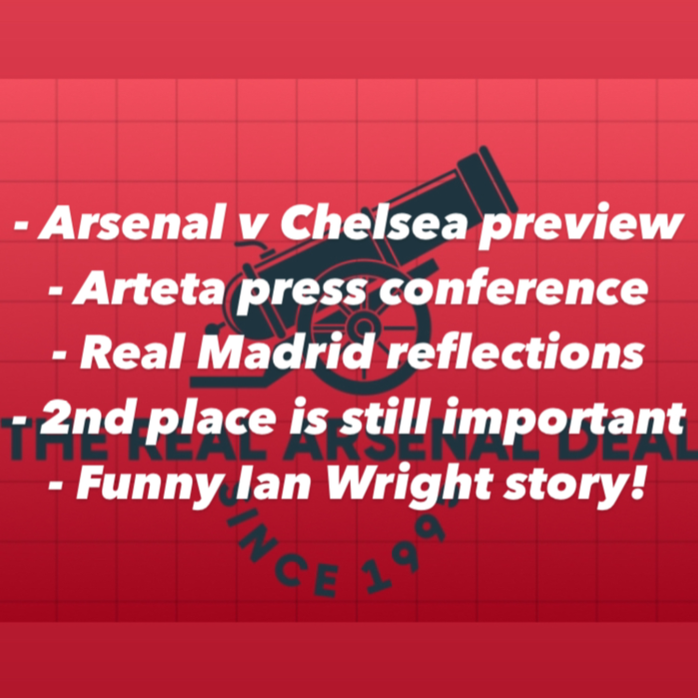 Arsenal vs Chelsea preview as Myles gets the call up to England. Plus Arteta’s press conference and reflecting on Thierry Henry’s winner at the Bernabeu!  episode artwork