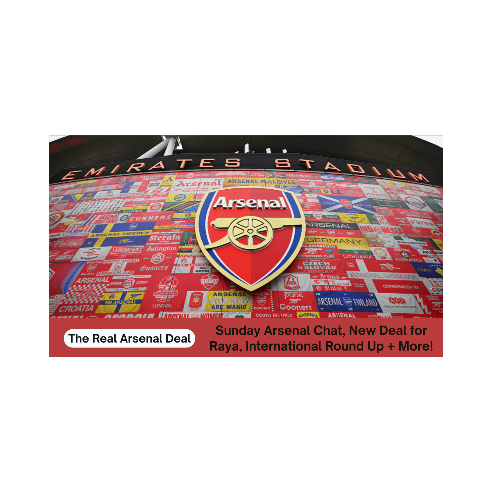 Sunday Session Arsenal Chat | David Raya Contract News, International Duty Roundup & More! episode artwork