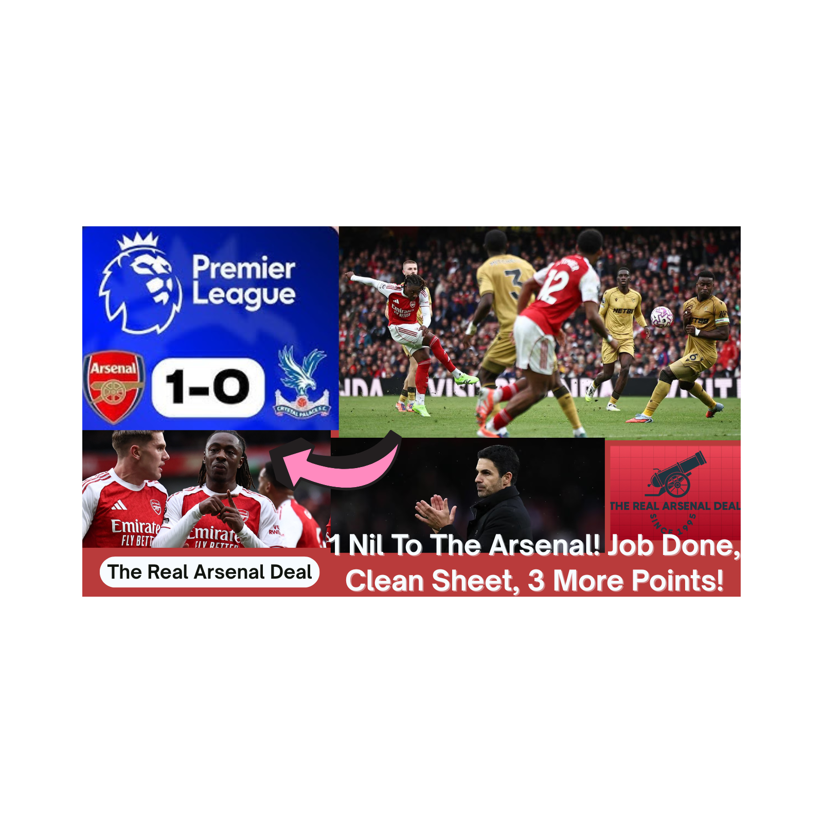 Arsenal 1-0 Crystal Palace | Eze’s Brilliant Goal, Another Clean Sheet & Arsenal Extend Their Lead! episode artwork